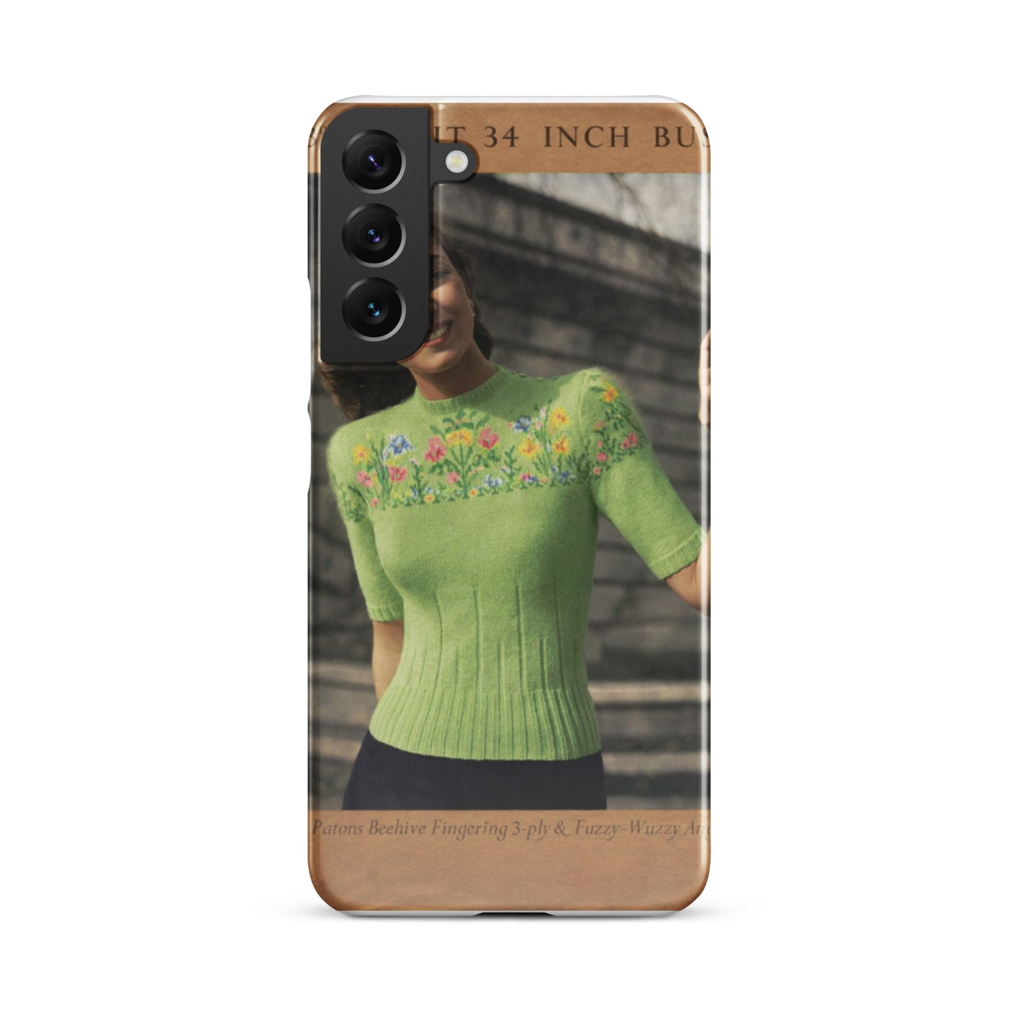 Easter Flower Fair Isle Sweater for Samsung® - Sitting Pretty Knits
