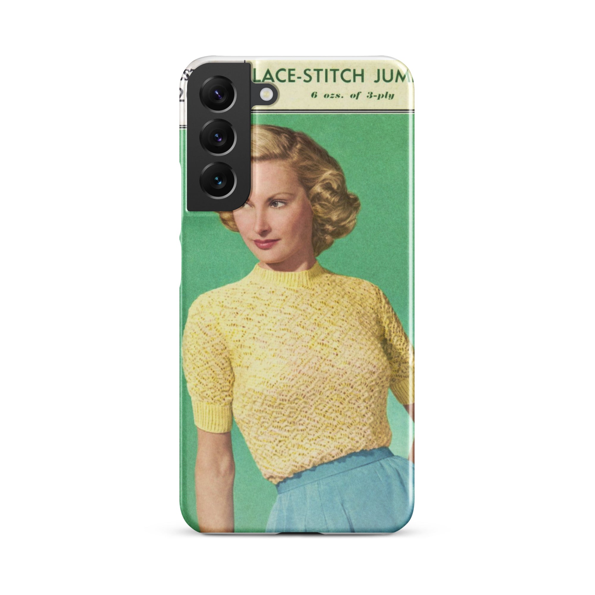 Lace Stitch Jumper Phone Case for Samsung® - Sitting Pretty Knits