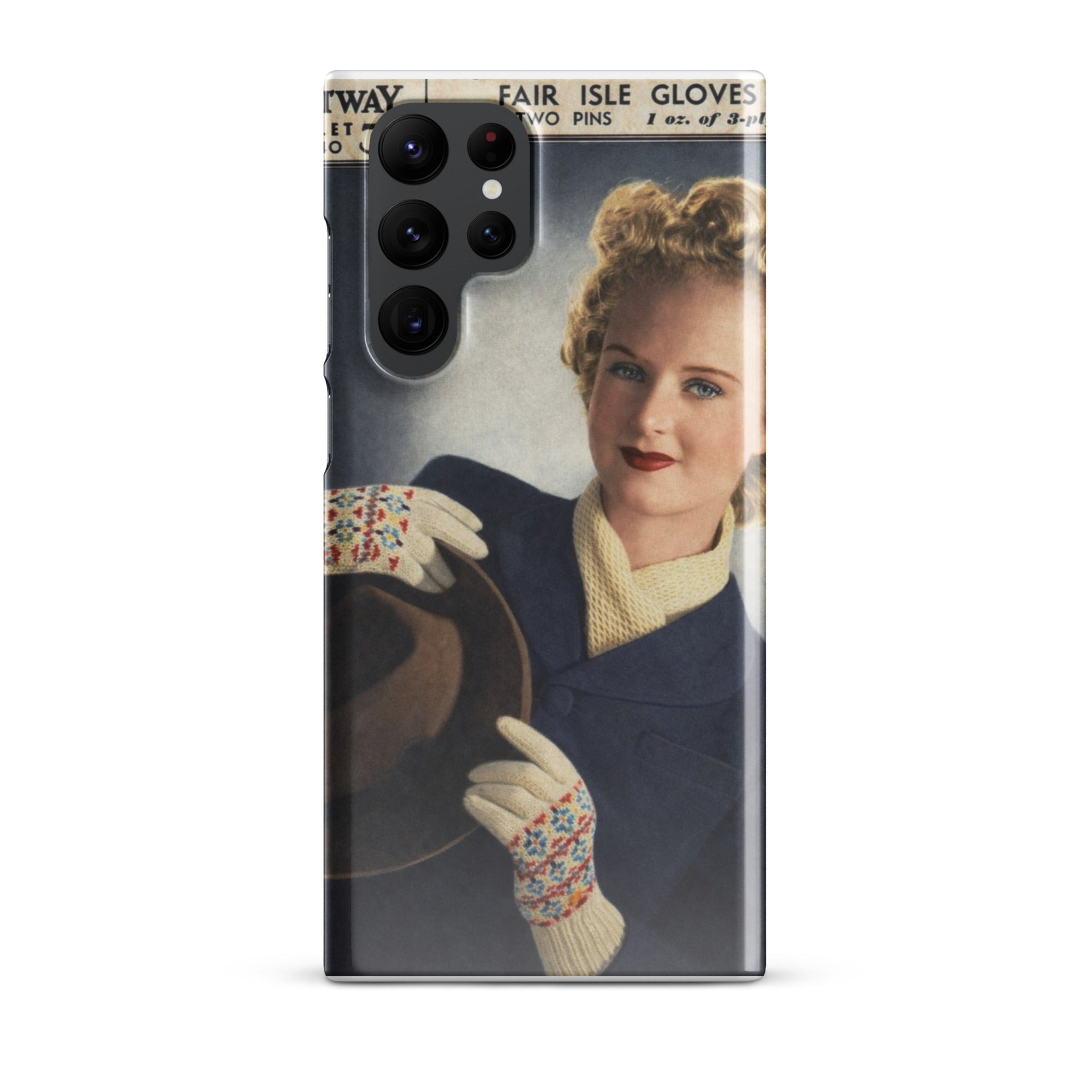 Fair Isle Gloves Phone Case for Samsung® - Sitting Pretty Knits