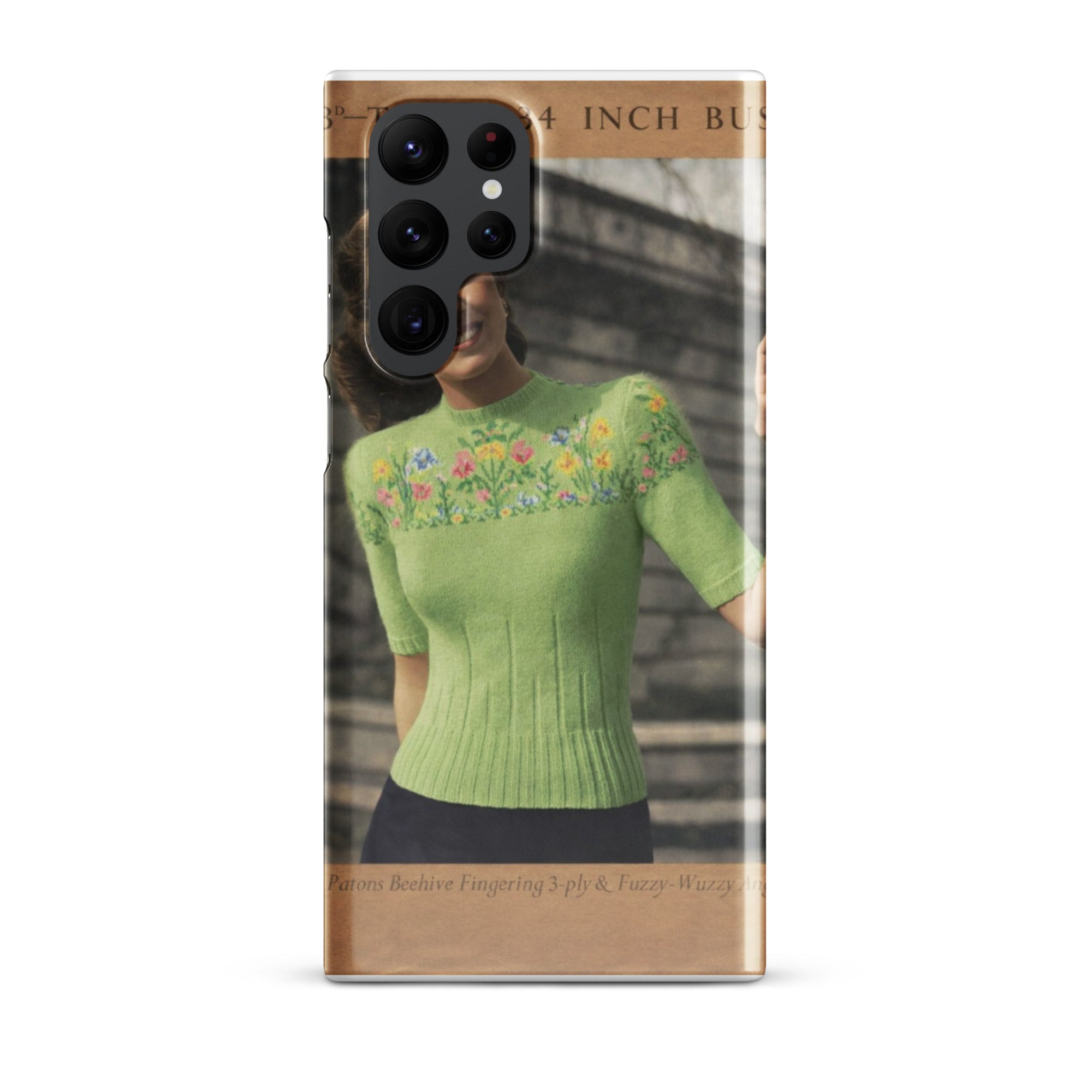 Easter Flower Fair Isle Sweater for Samsung® - Sitting Pretty Knits