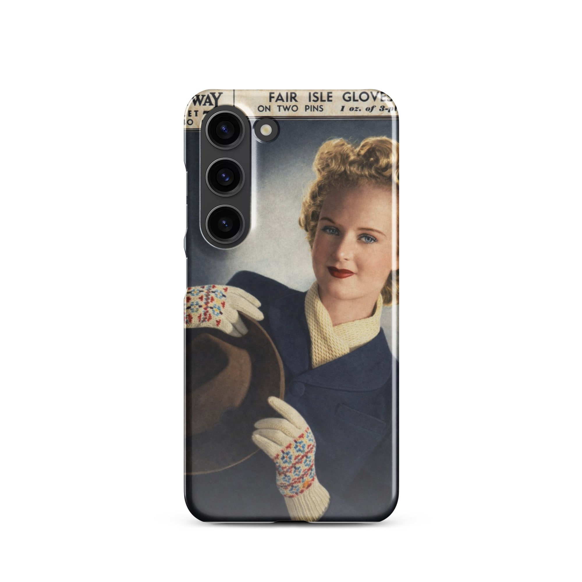 Fair Isle Gloves Phone Case for Samsung® - Sitting Pretty Knits