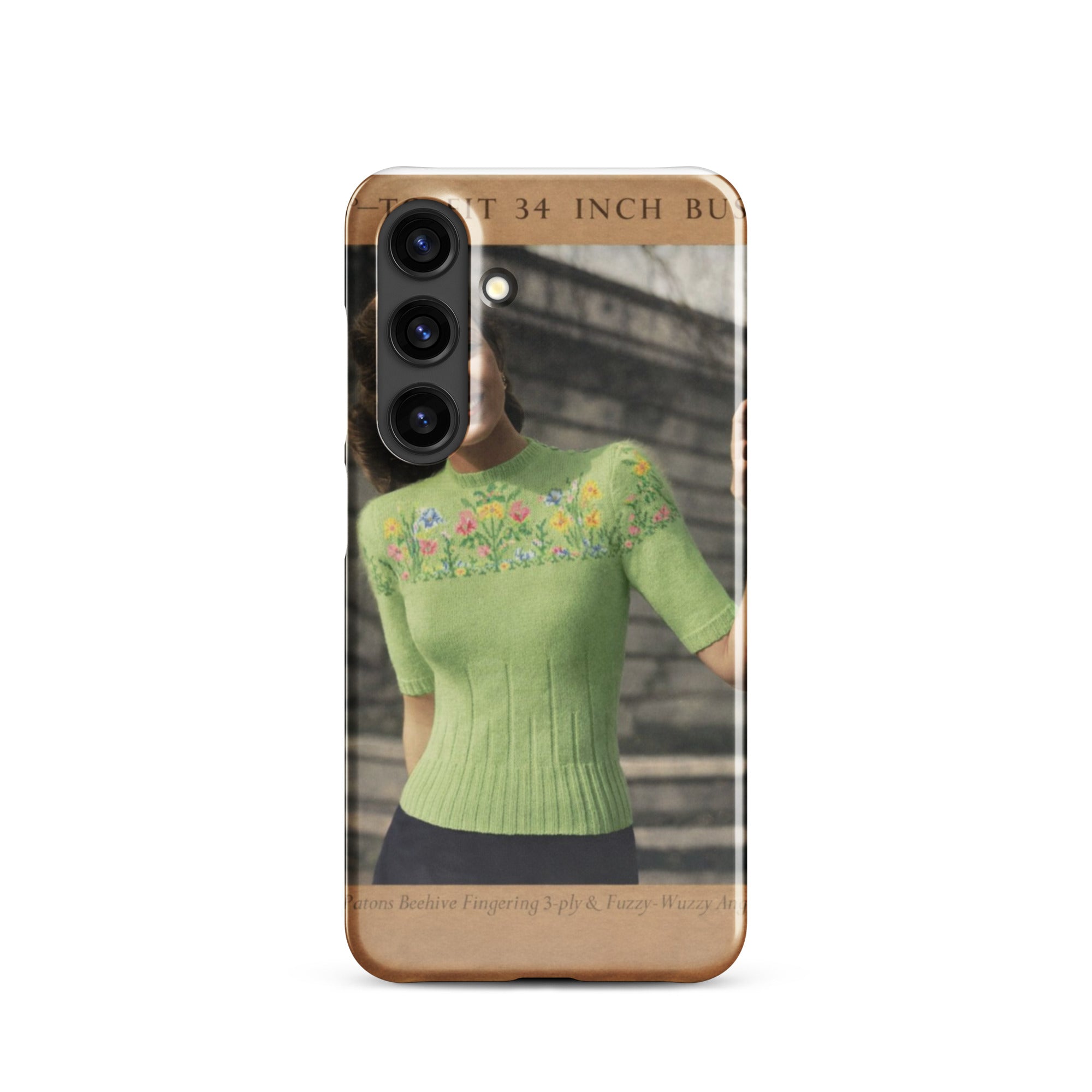 Easter Flower Fair Isle Sweater for Samsung® - Sitting Pretty Knits