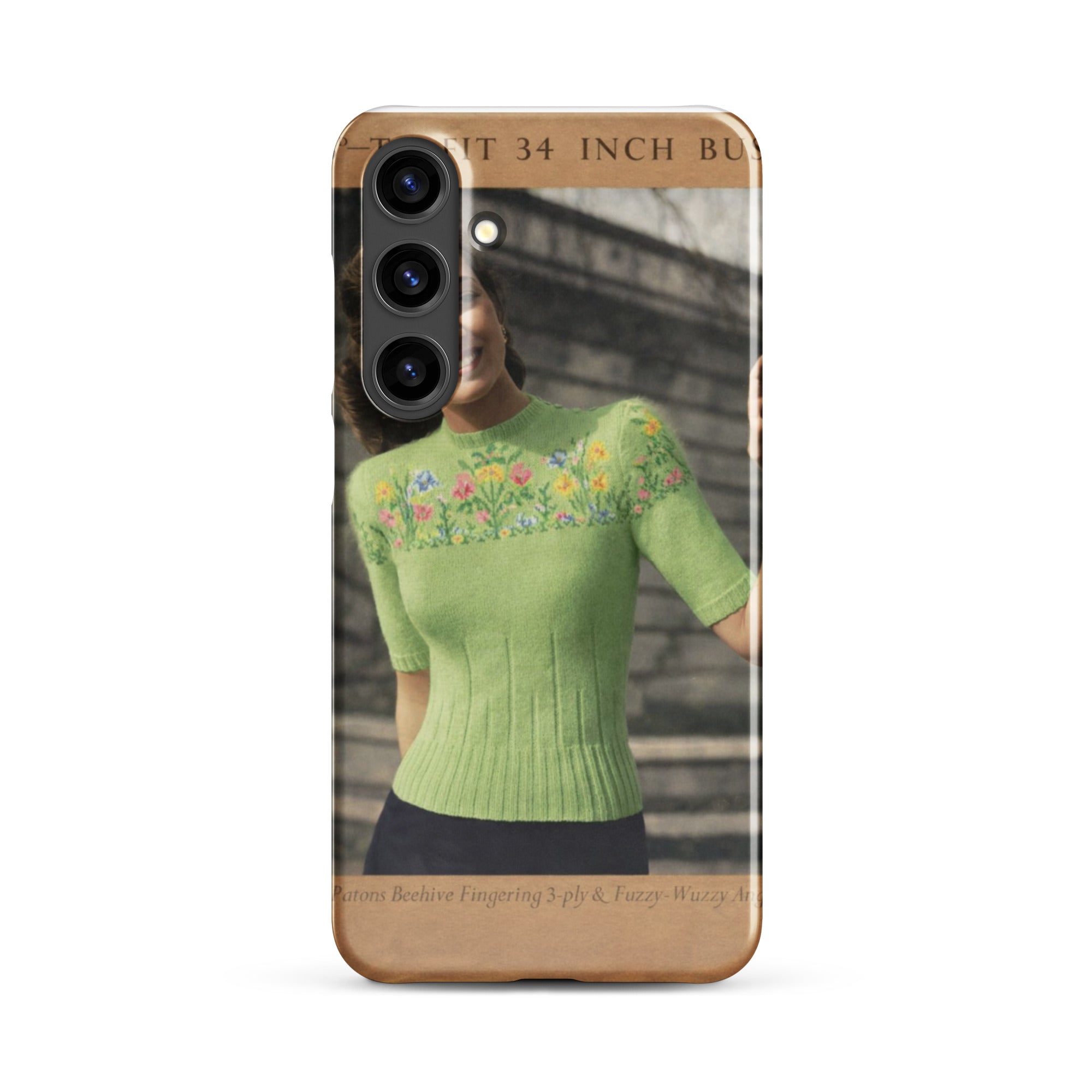 Easter Flower Fair Isle Sweater for Samsung® - Sitting Pretty Knits