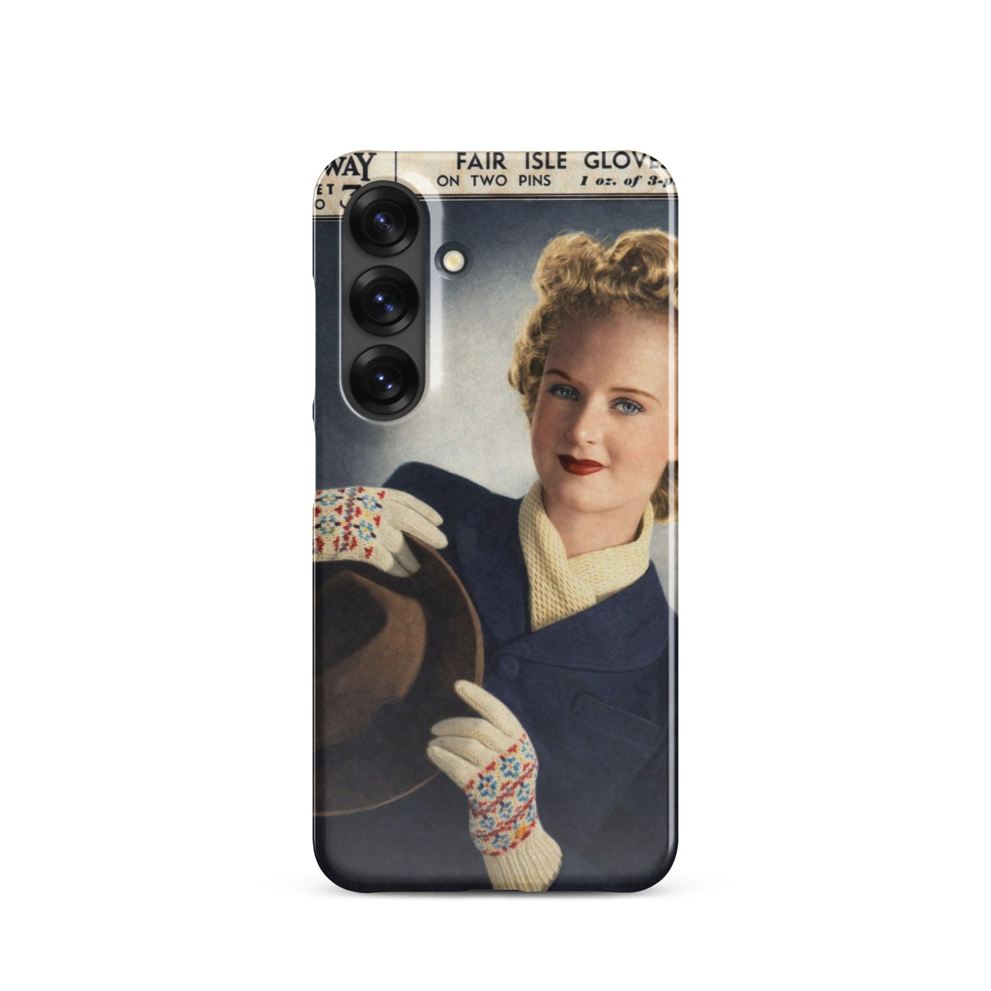 Fair Isle Gloves Phone Case for Samsung® - Sitting Pretty Knits