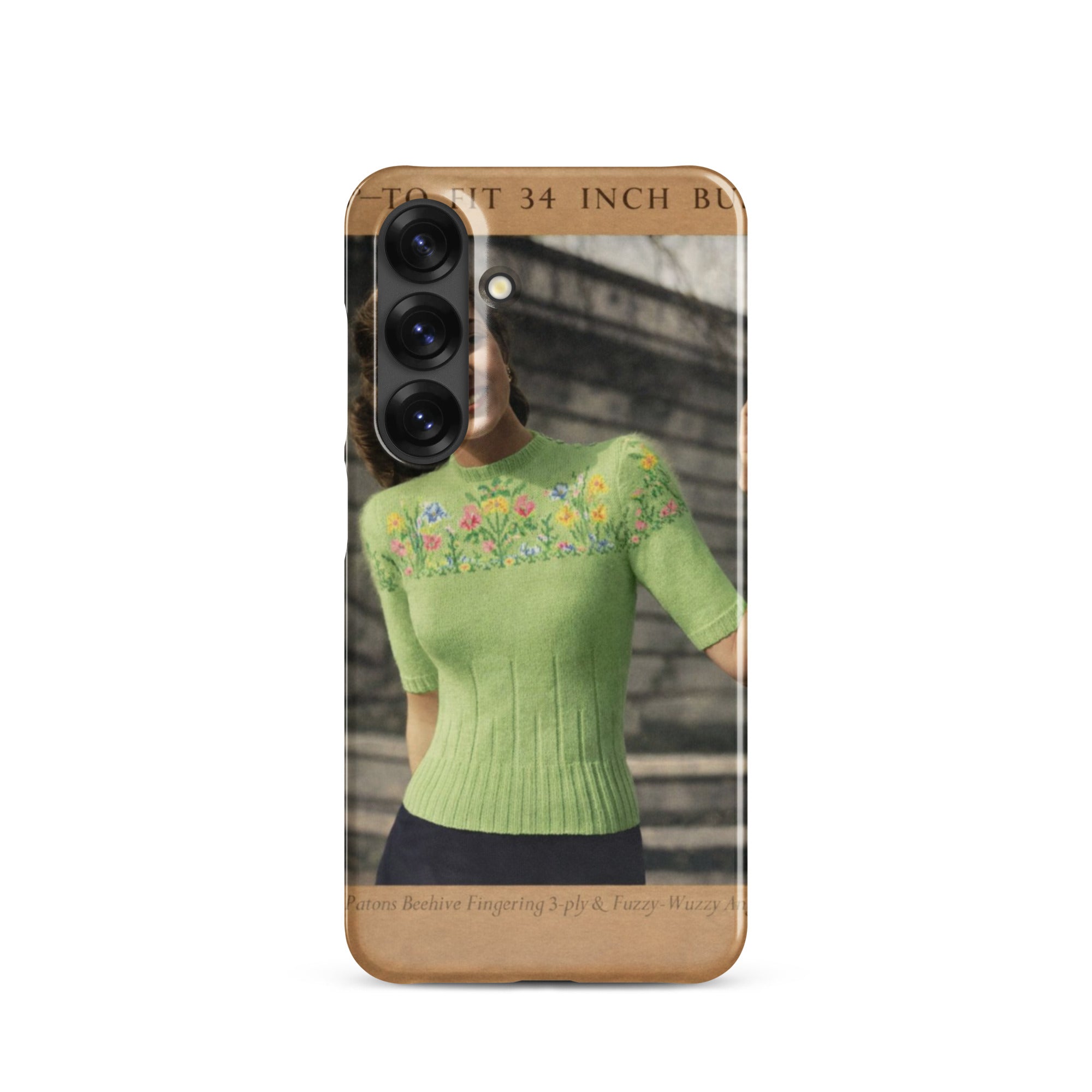 Easter Flower Fair Isle Sweater for Samsung® - Sitting Pretty Knits