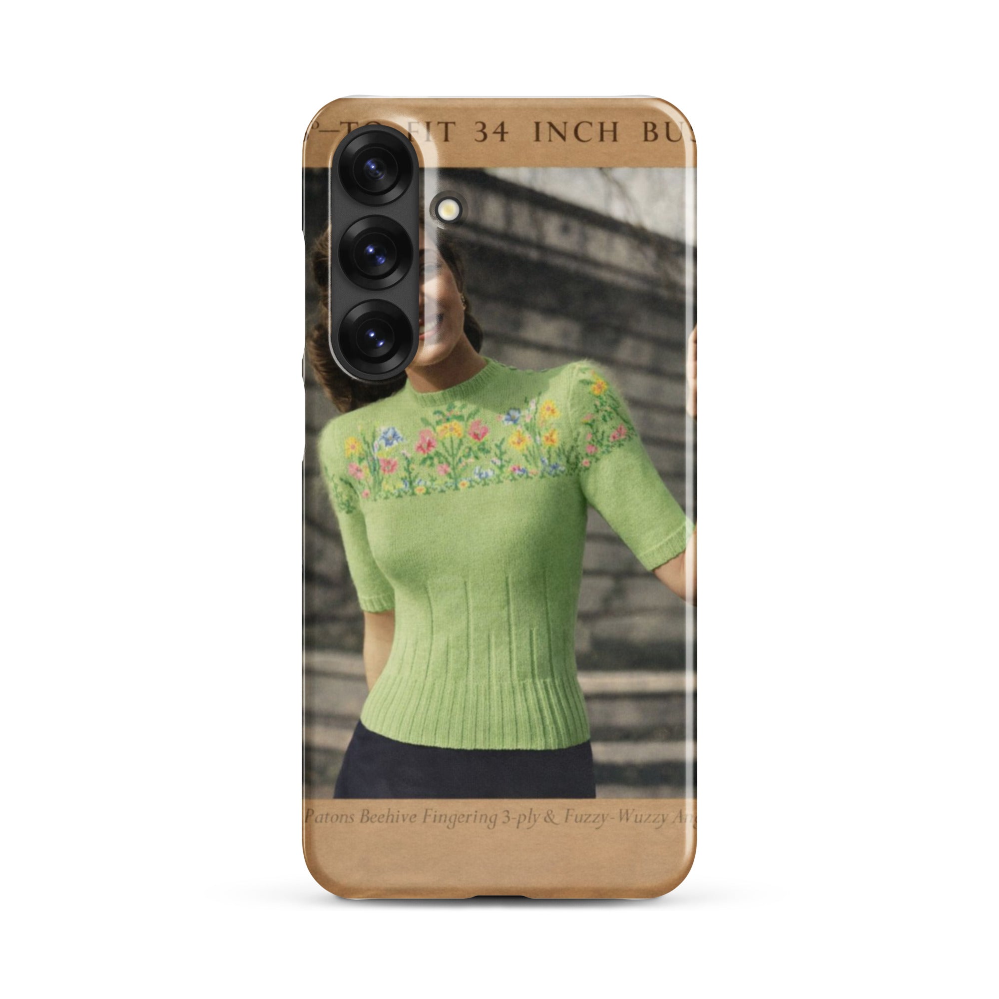 Easter Flower Fair Isle Sweater for Samsung® - Sitting Pretty Knits