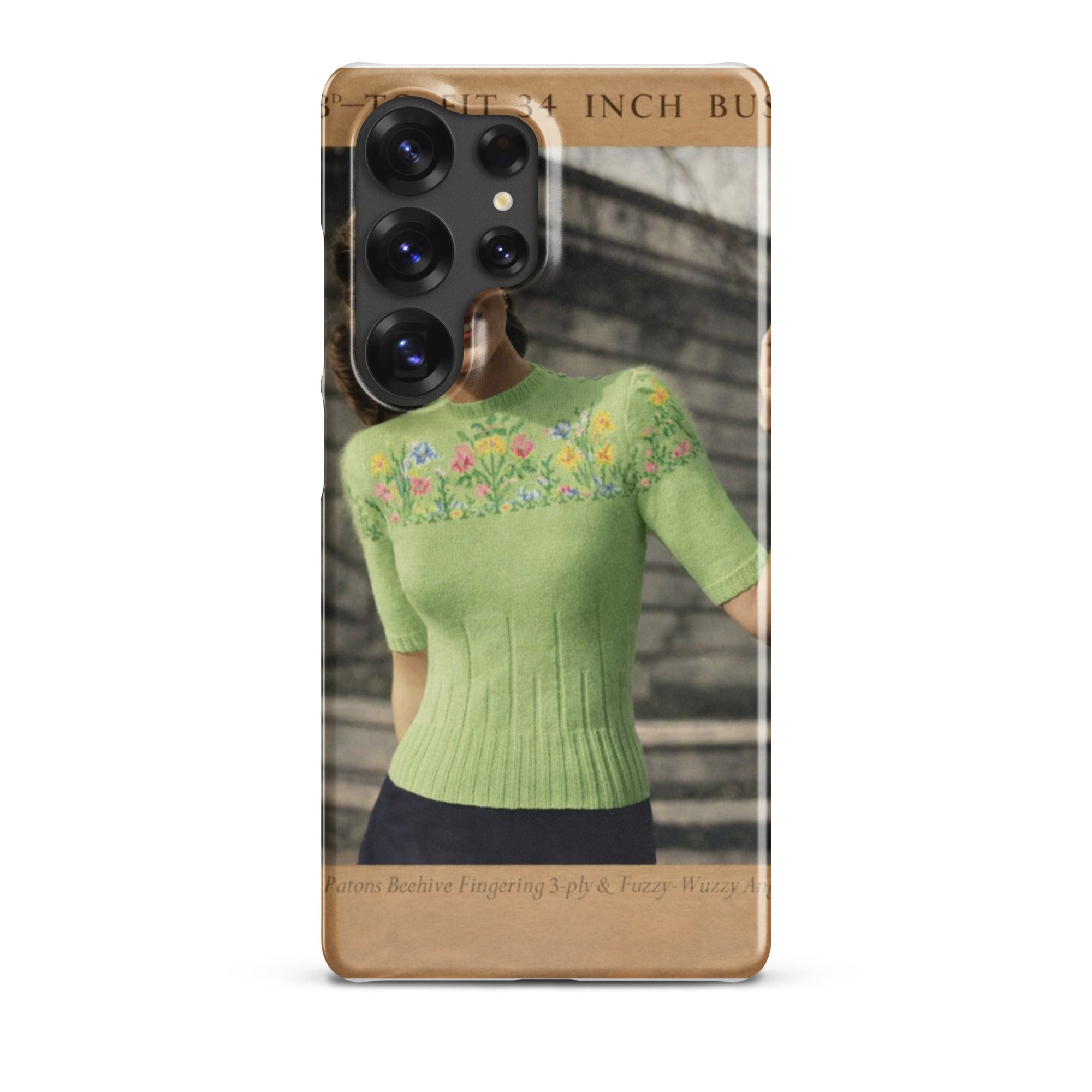 Easter Flower Fair Isle Sweater for Samsung® - Sitting Pretty Knits