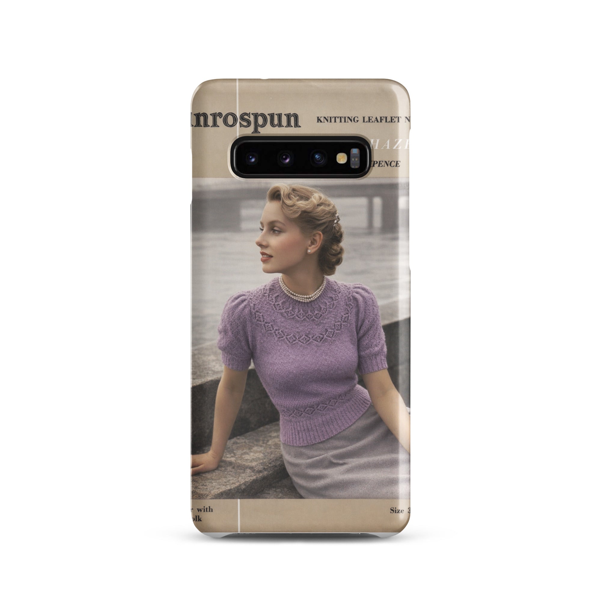 Vintage Ranunculus Phone Case for Samsung® - Sitting Pretty Knits
