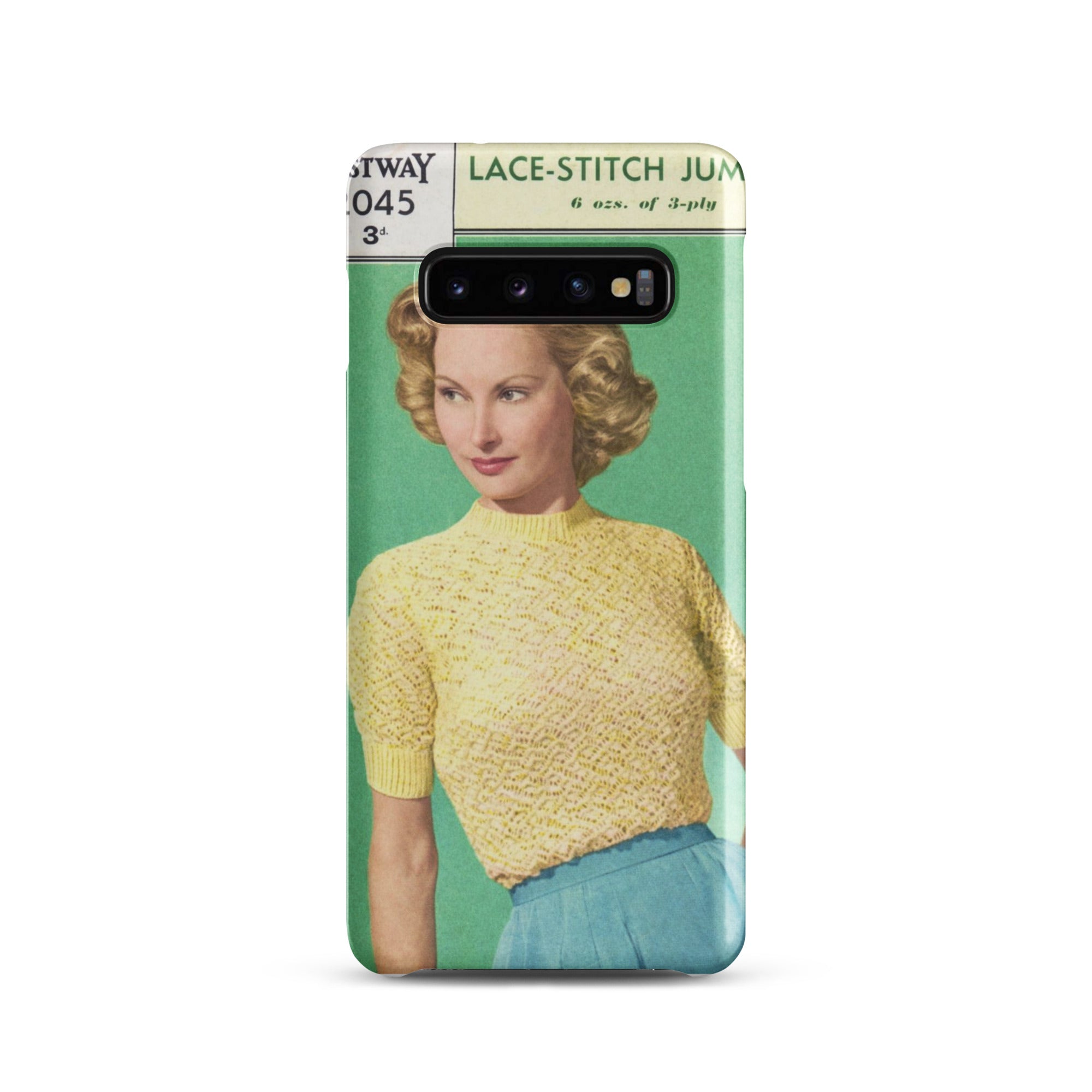 Lace Stitch Jumper Phone Case for Samsung® - Sitting Pretty Knits