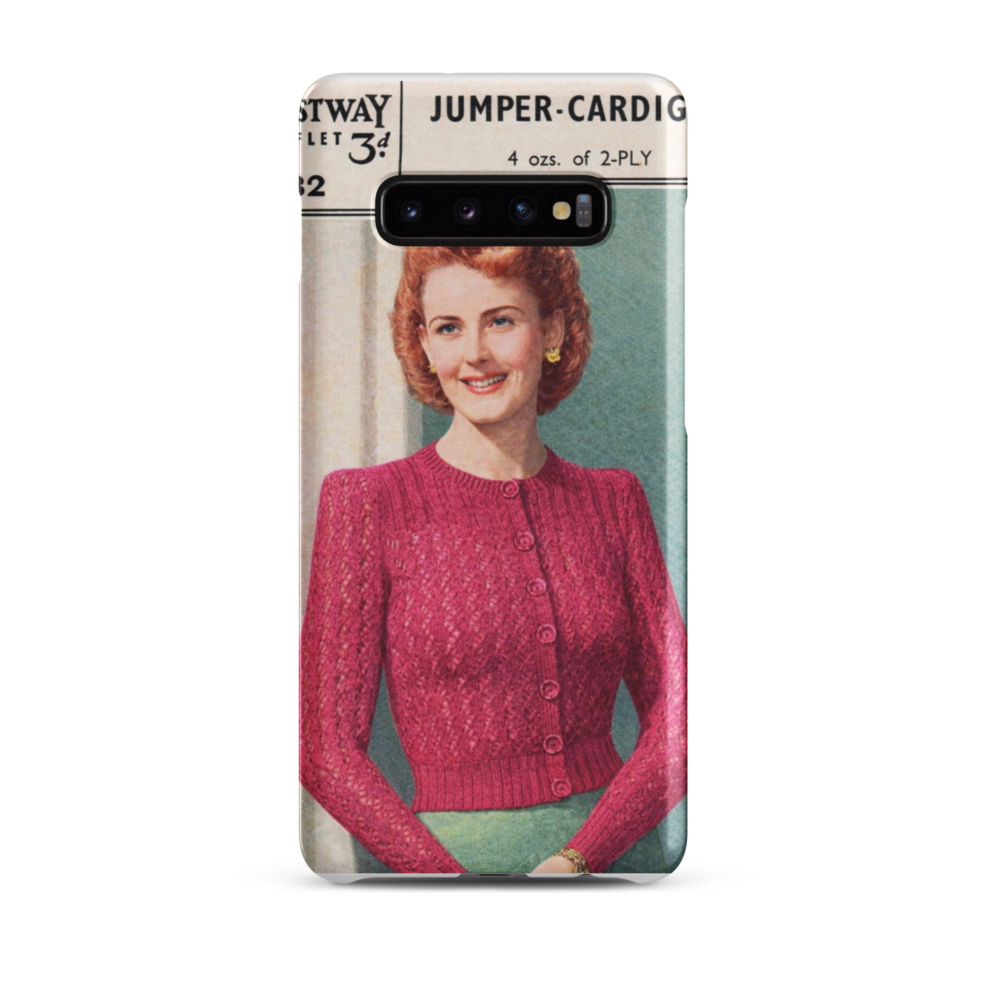 Lacy Cardigan Phone Case Samsung® - Sitting Pretty Knits