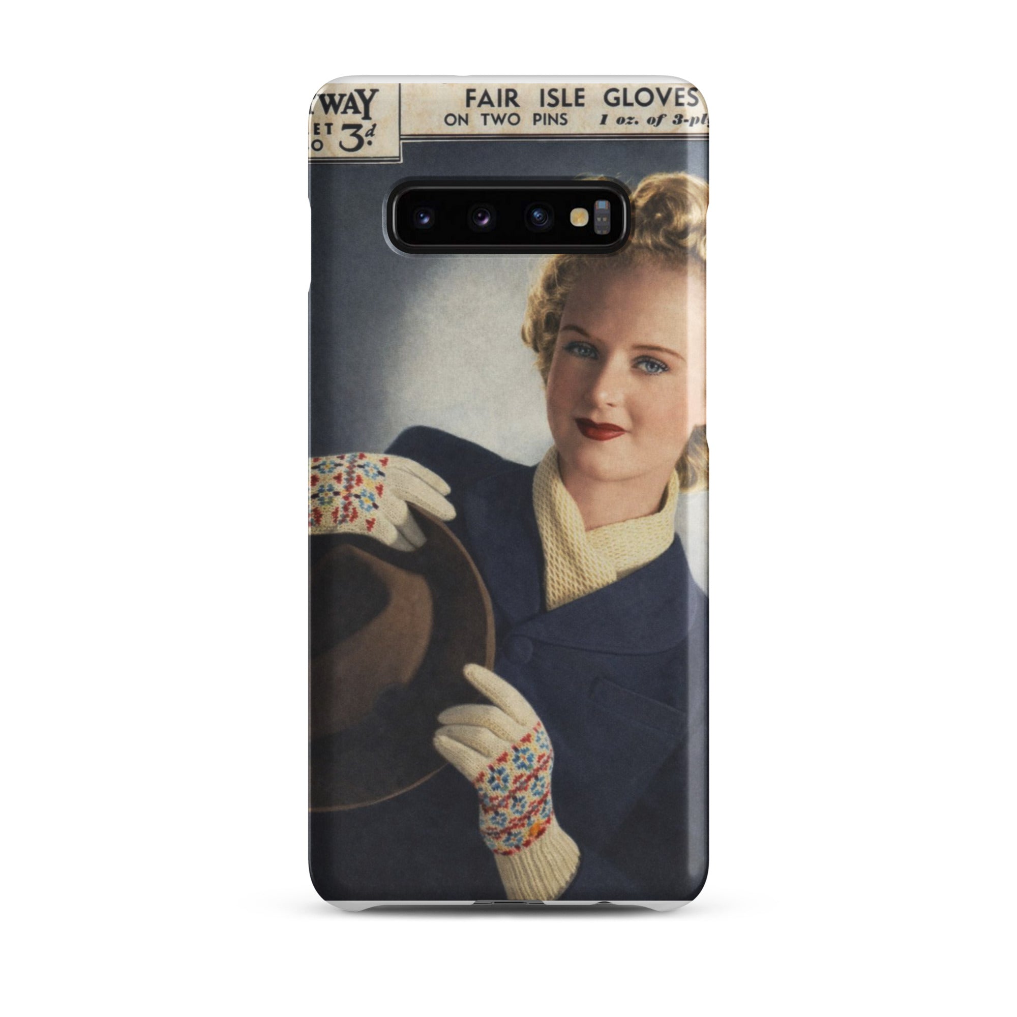 Fair Isle Gloves Phone Case for Samsung® - Sitting Pretty Knits
