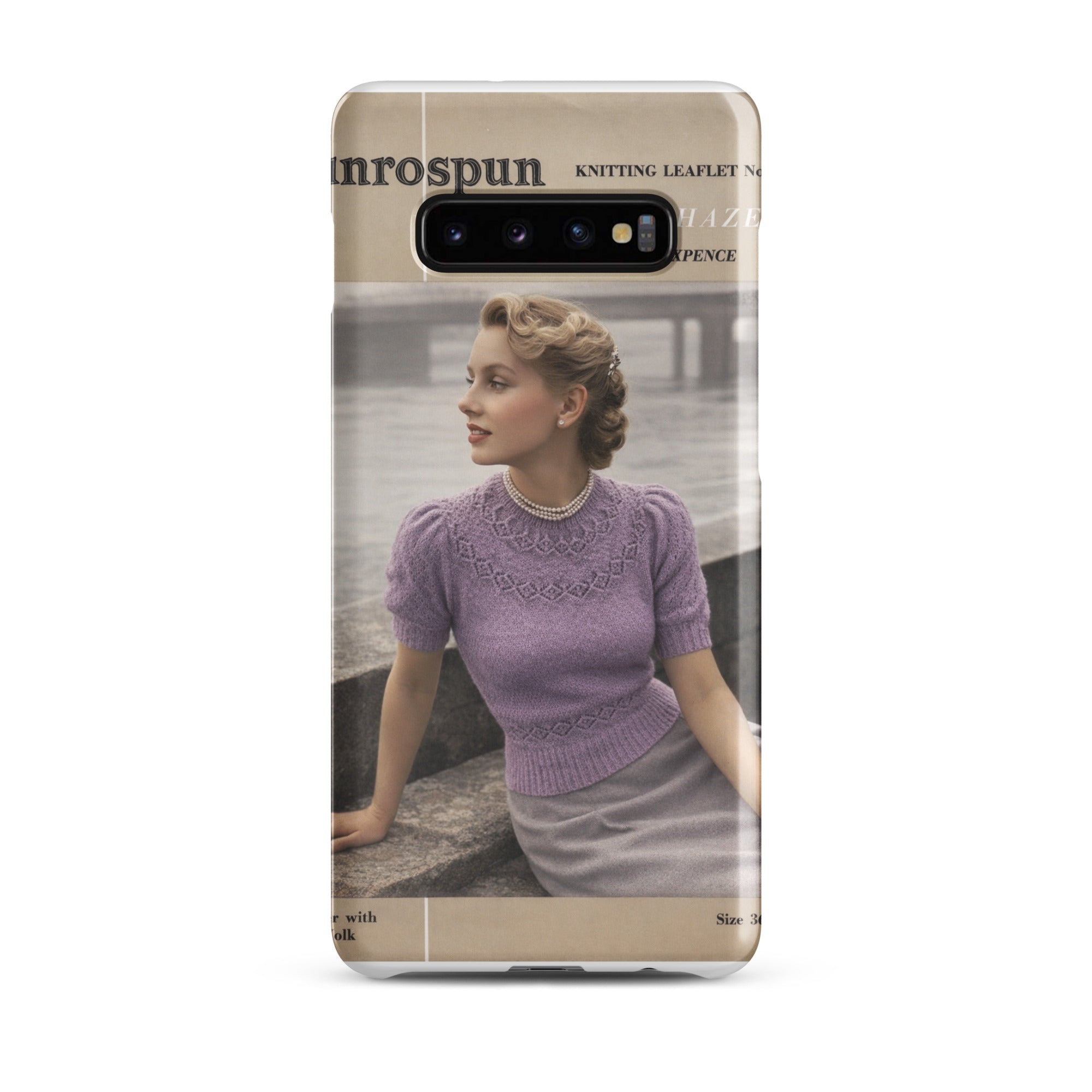 Vintage Ranunculus Phone Case for Samsung® - Sitting Pretty Knits