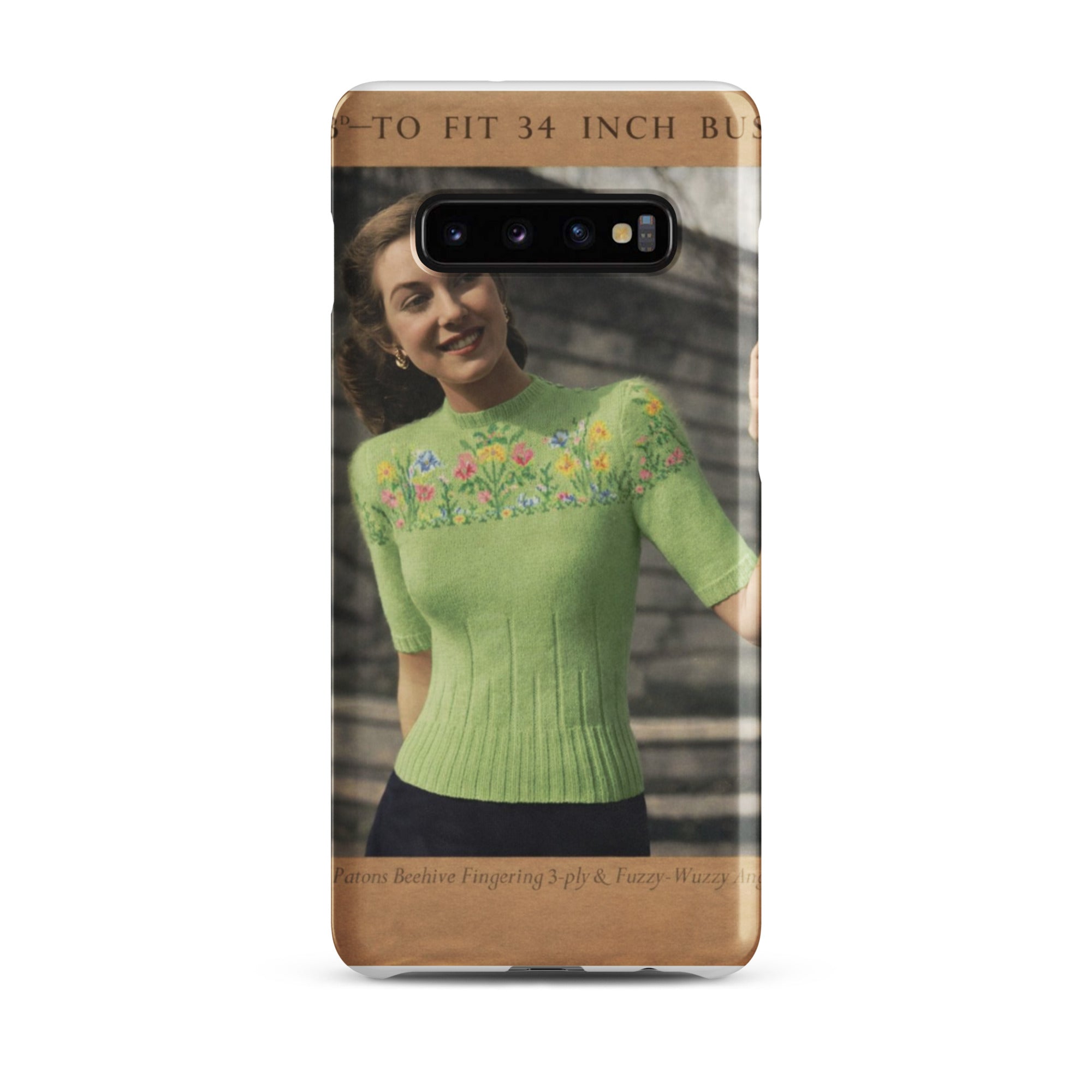 Easter Flower Fair Isle Sweater for Samsung® - Sitting Pretty Knits