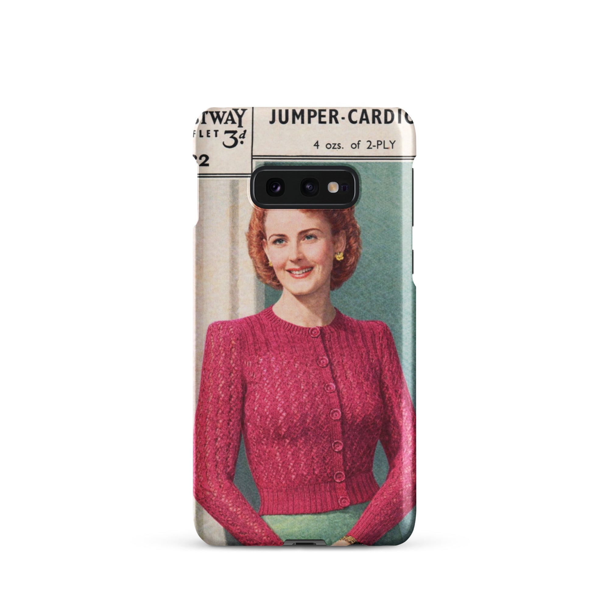 Lacy Cardigan Phone Case Samsung® - Sitting Pretty Knits