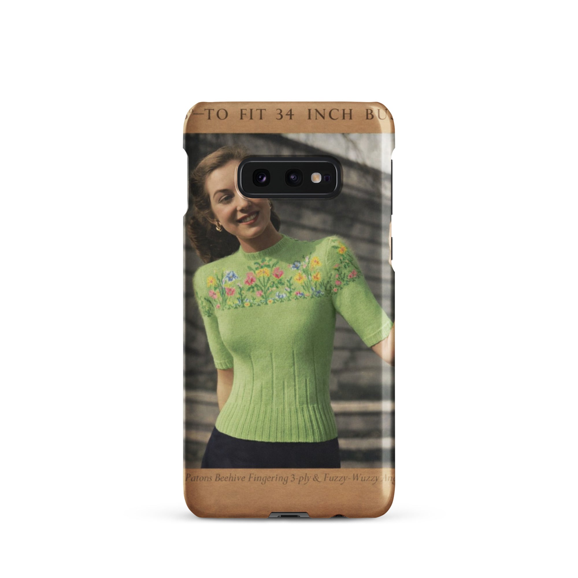 Easter Flower Fair Isle Sweater for Samsung® - Sitting Pretty Knits