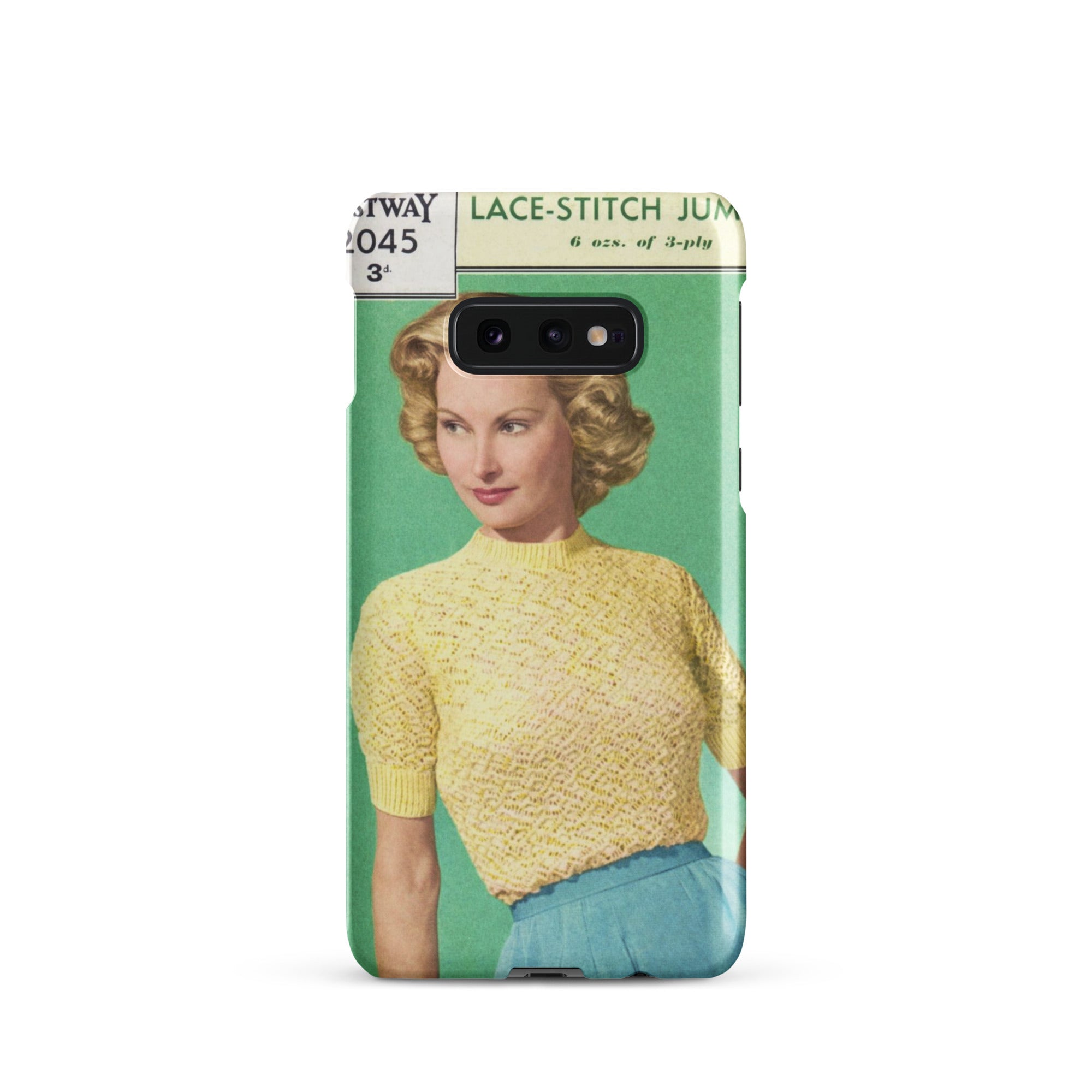 Lace Stitch Jumper Phone Case for Samsung® - Sitting Pretty Knits