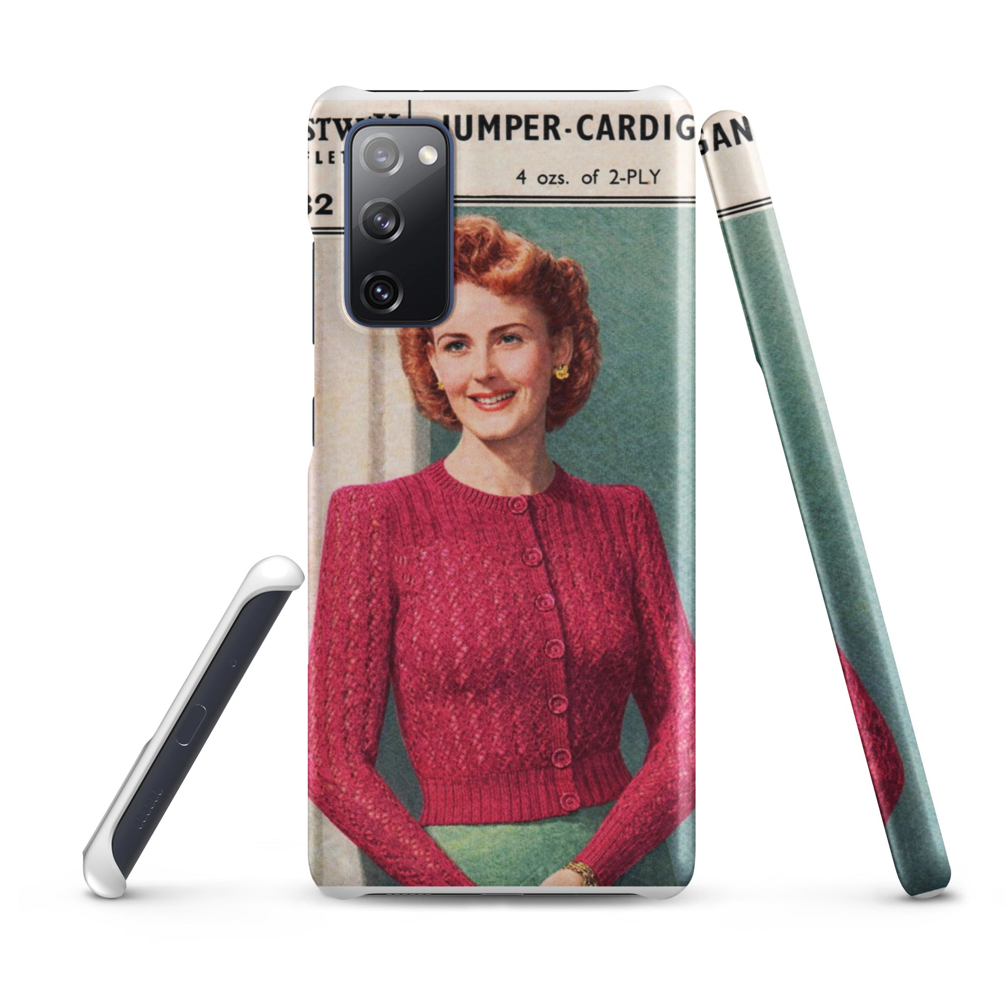 Lacy Cardigan Phone Case Samsung® - Sitting Pretty Knits