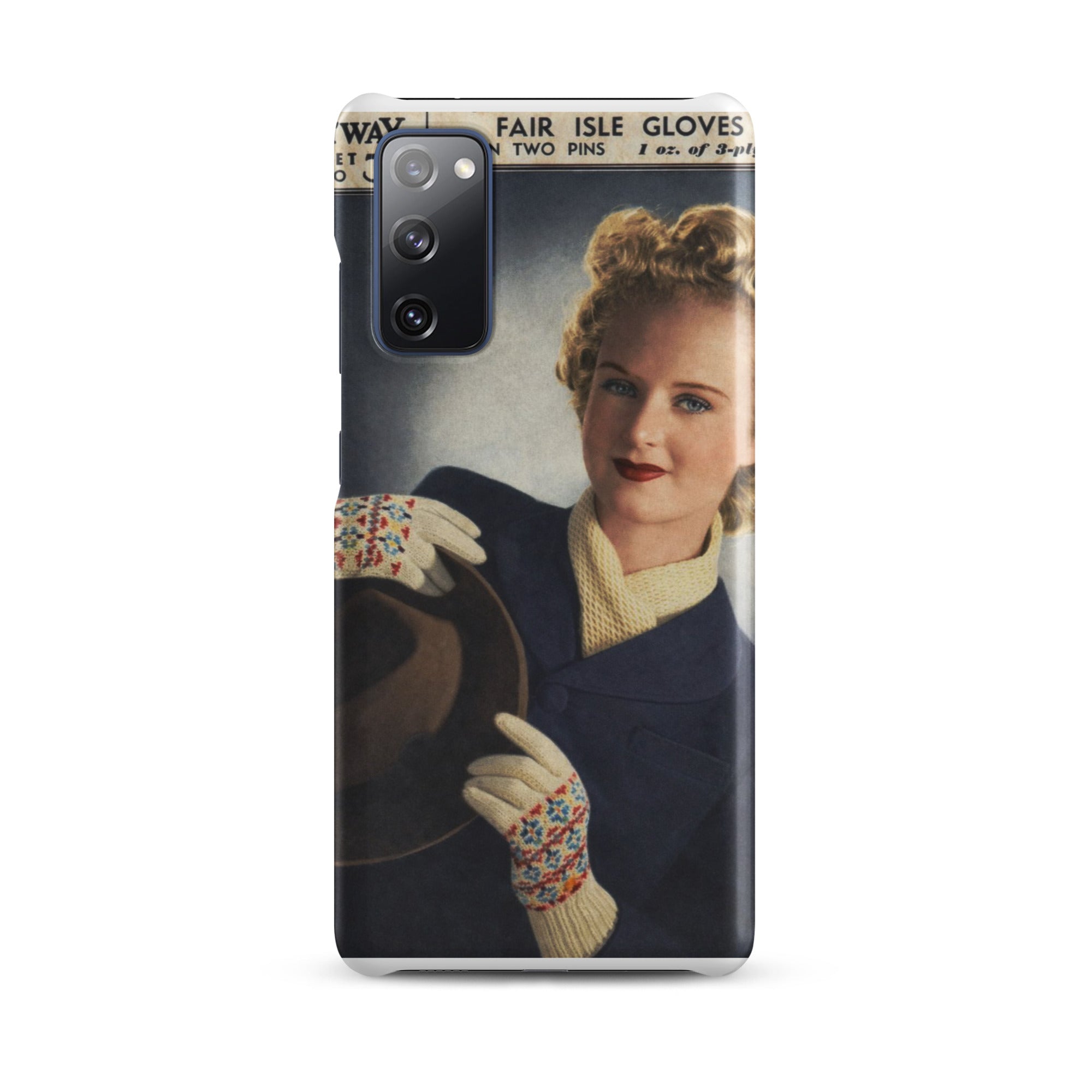 Fair Isle Gloves Phone Case for Samsung® - Sitting Pretty Knits