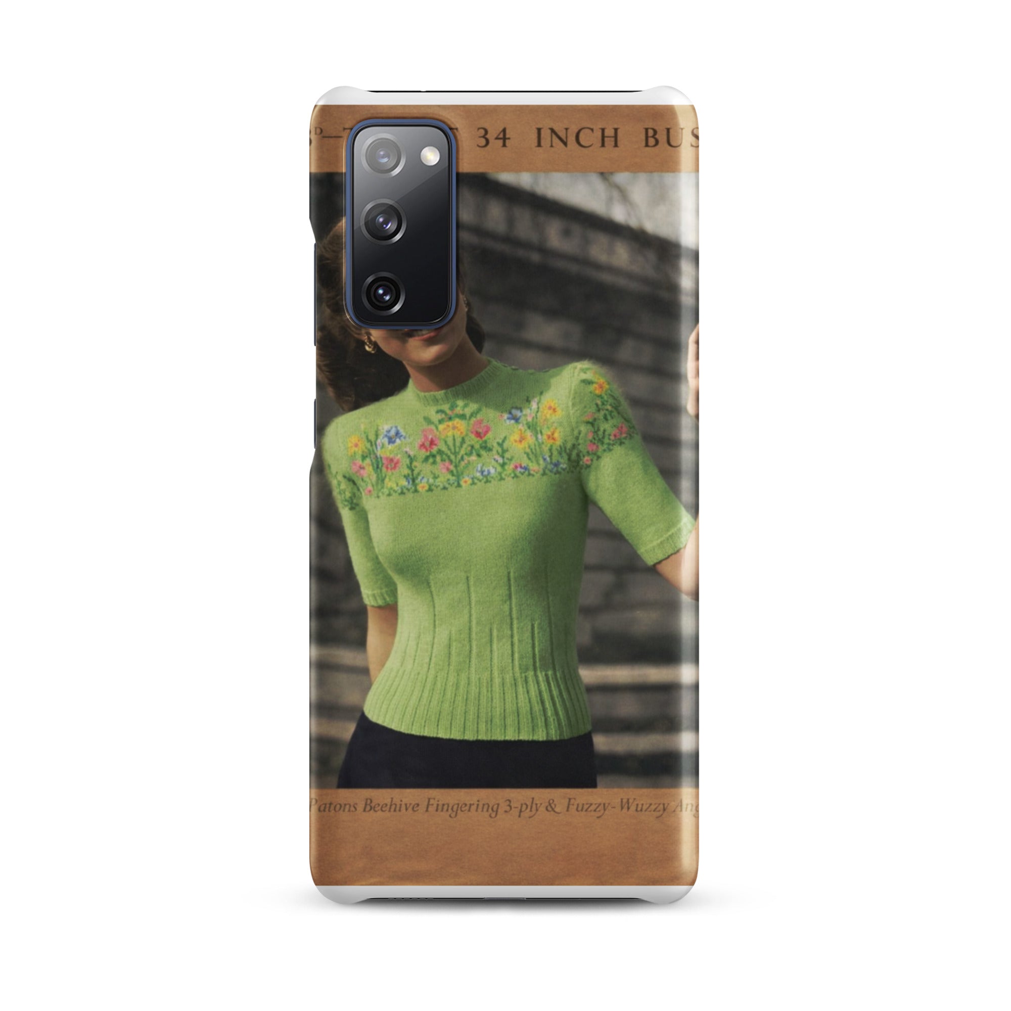 Easter Flower Fair Isle Sweater for Samsung® - Sitting Pretty Knits