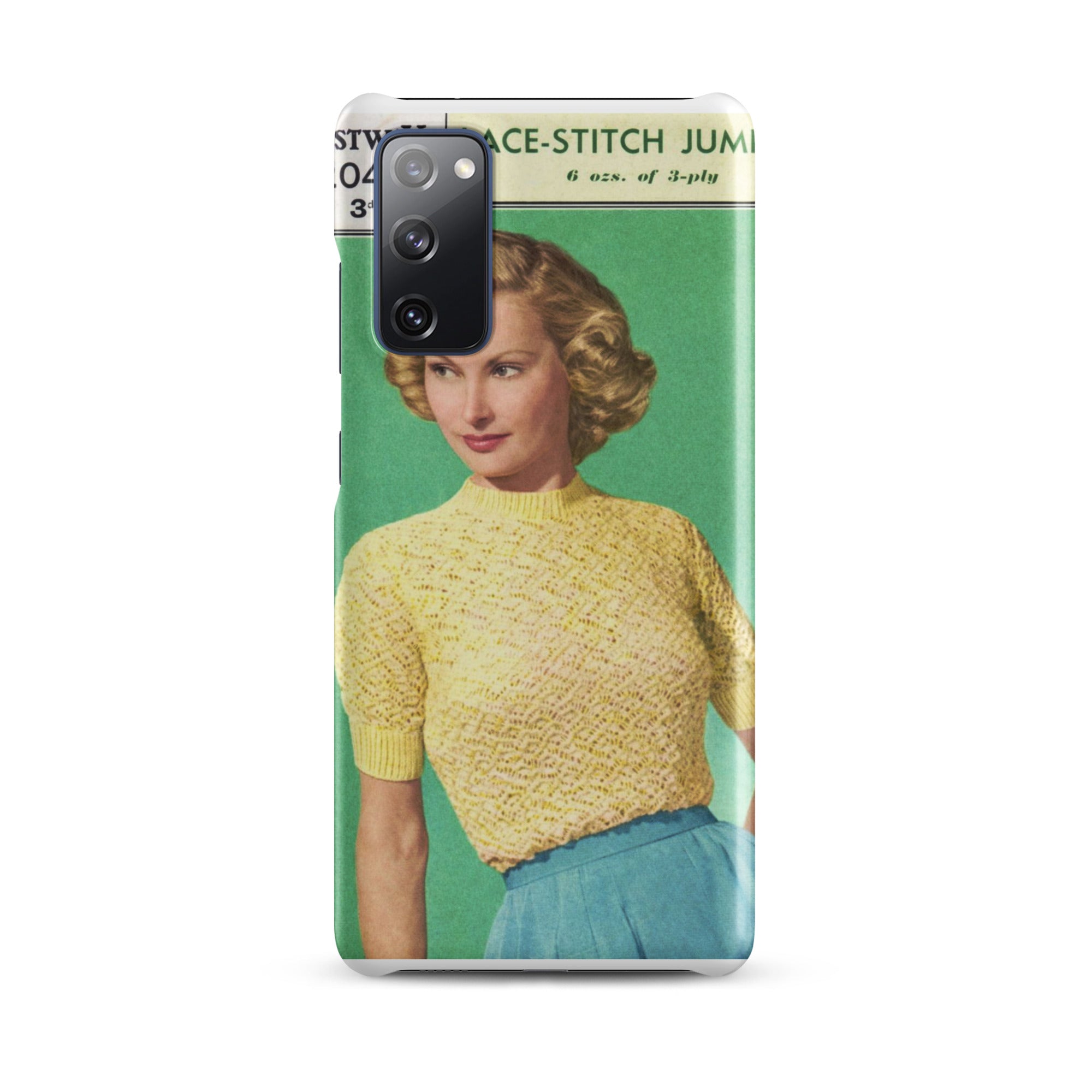 Lace Stitch Jumper Phone Case for Samsung® - Sitting Pretty Knits