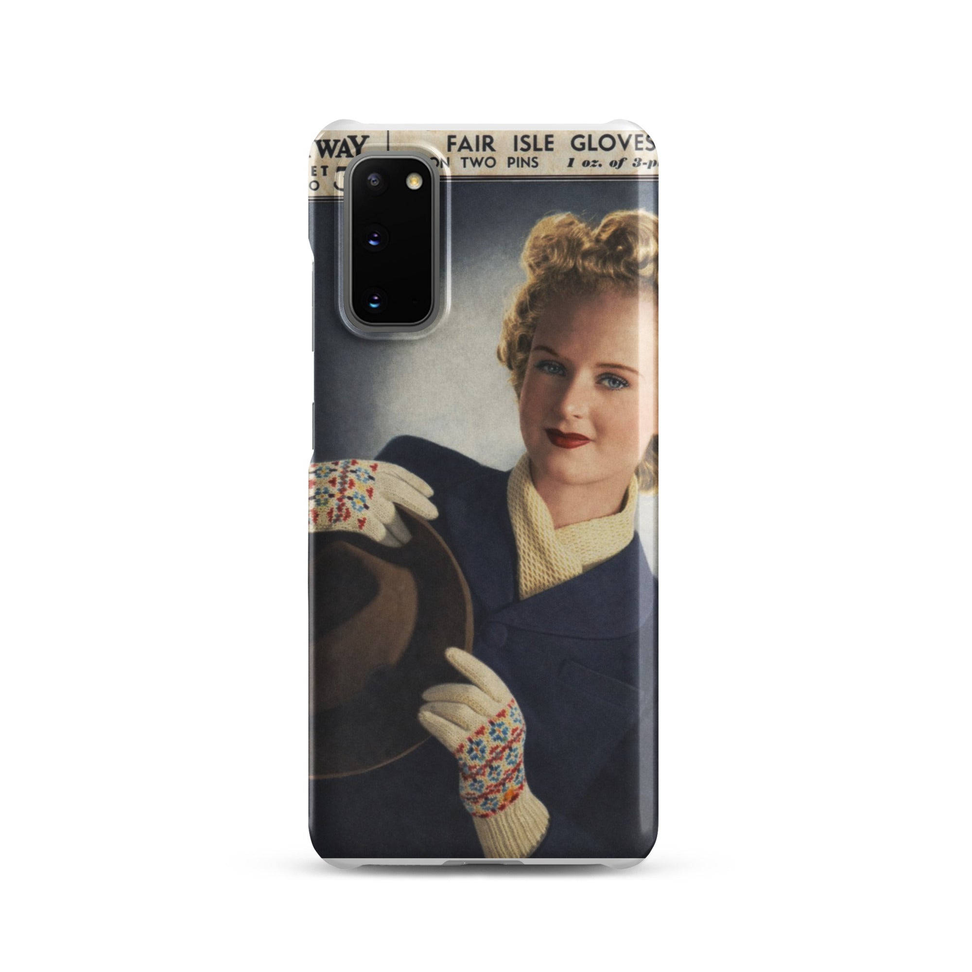 Fair Isle Gloves Phone Case for Samsung® - Sitting Pretty Knits