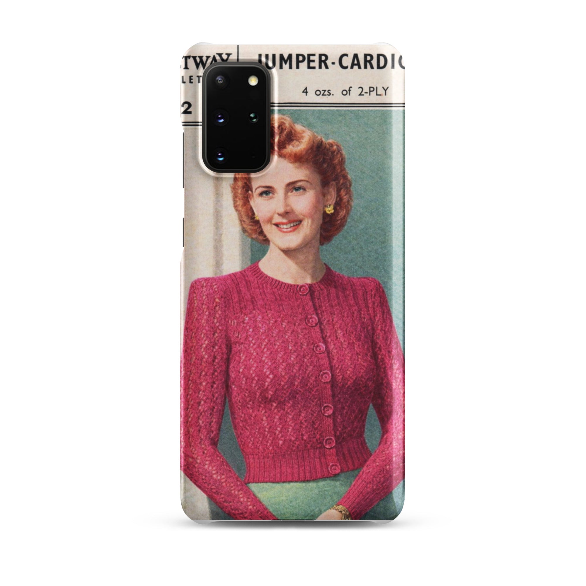 Lacy Cardigan Phone Case Samsung® - Sitting Pretty Knits