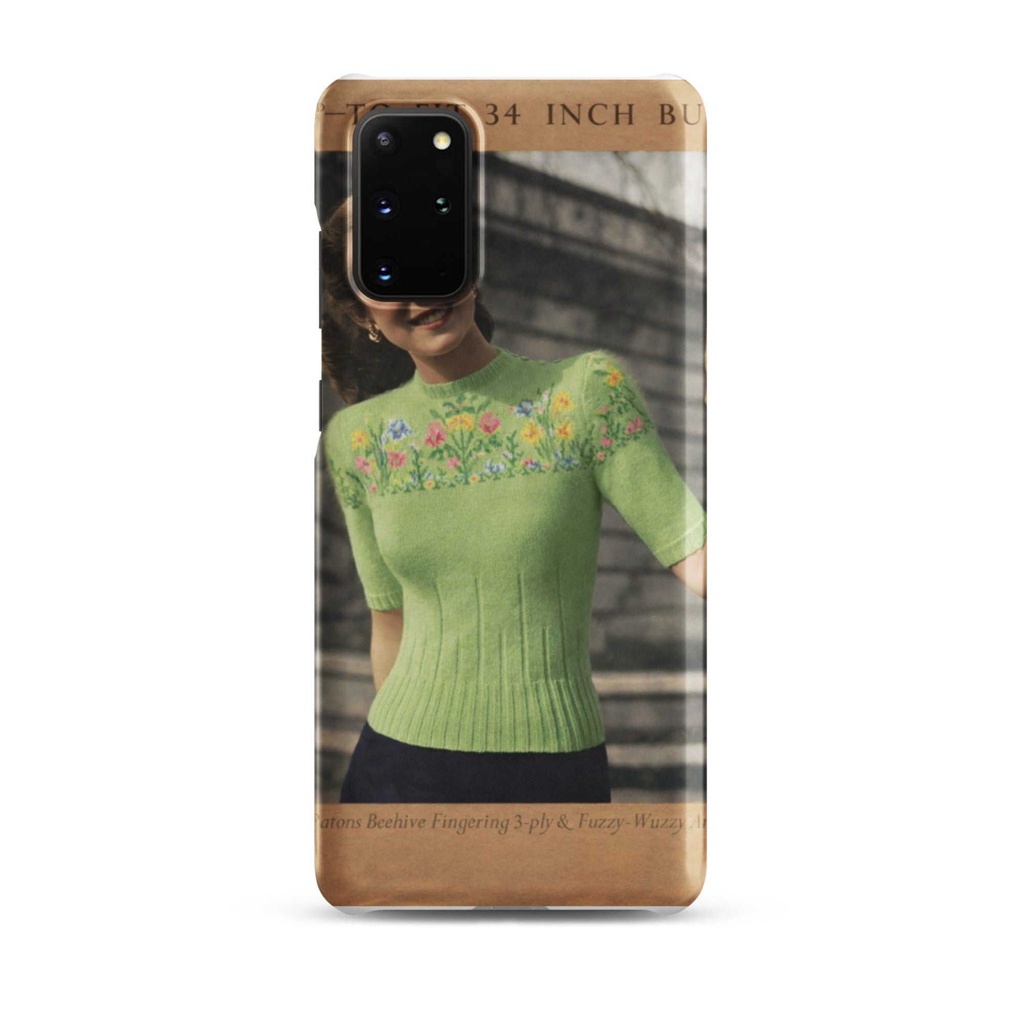 Easter Flower Fair Isle Sweater for Samsung® - Sitting Pretty Knits