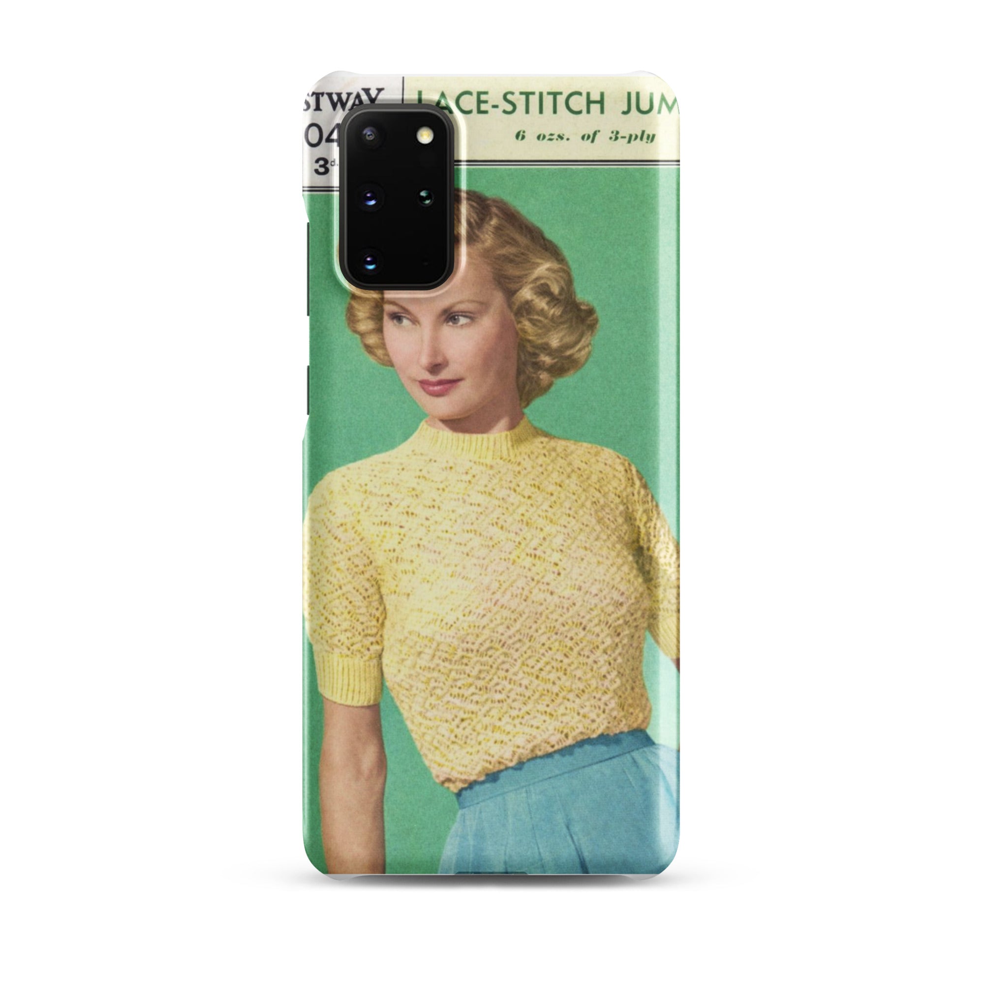 Lace Stitch Jumper Phone Case for Samsung® - Sitting Pretty Knits