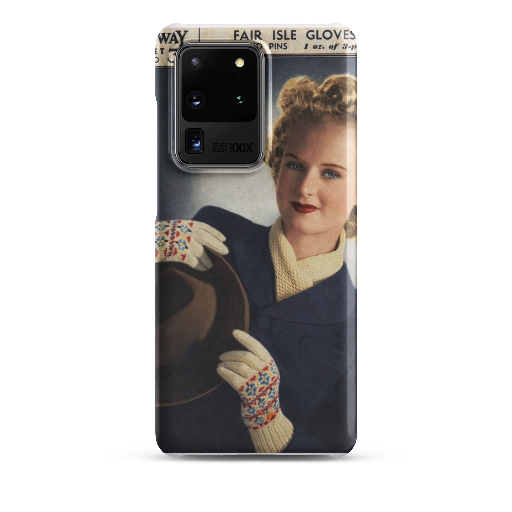 Fair Isle Gloves Phone Case for Samsung® - Sitting Pretty Knits