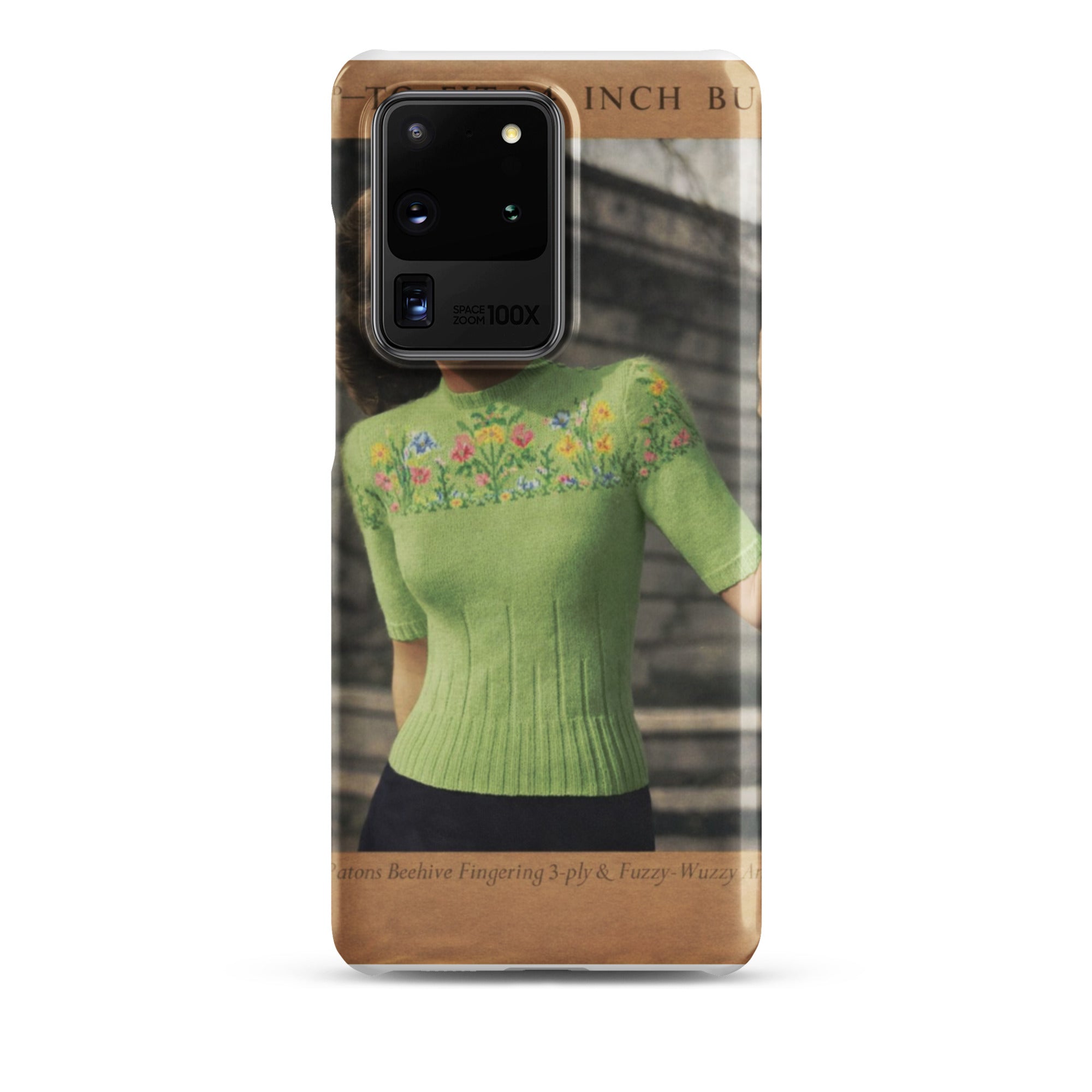 Easter Flower Fair Isle Sweater for Samsung® - Sitting Pretty Knits