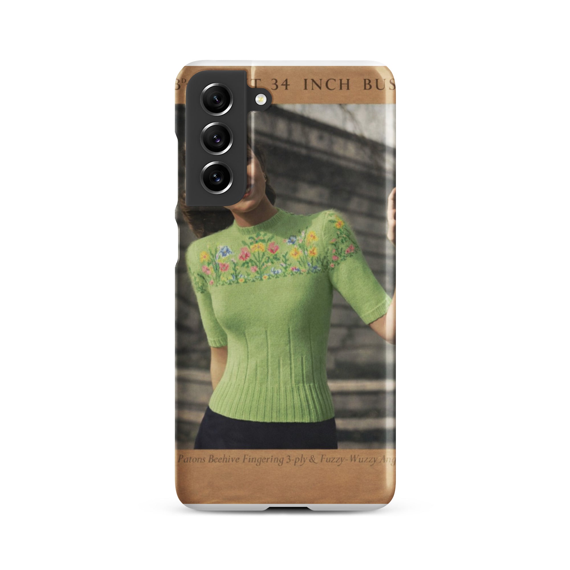 Easter Flower Fair Isle Sweater for Samsung® - Sitting Pretty Knits