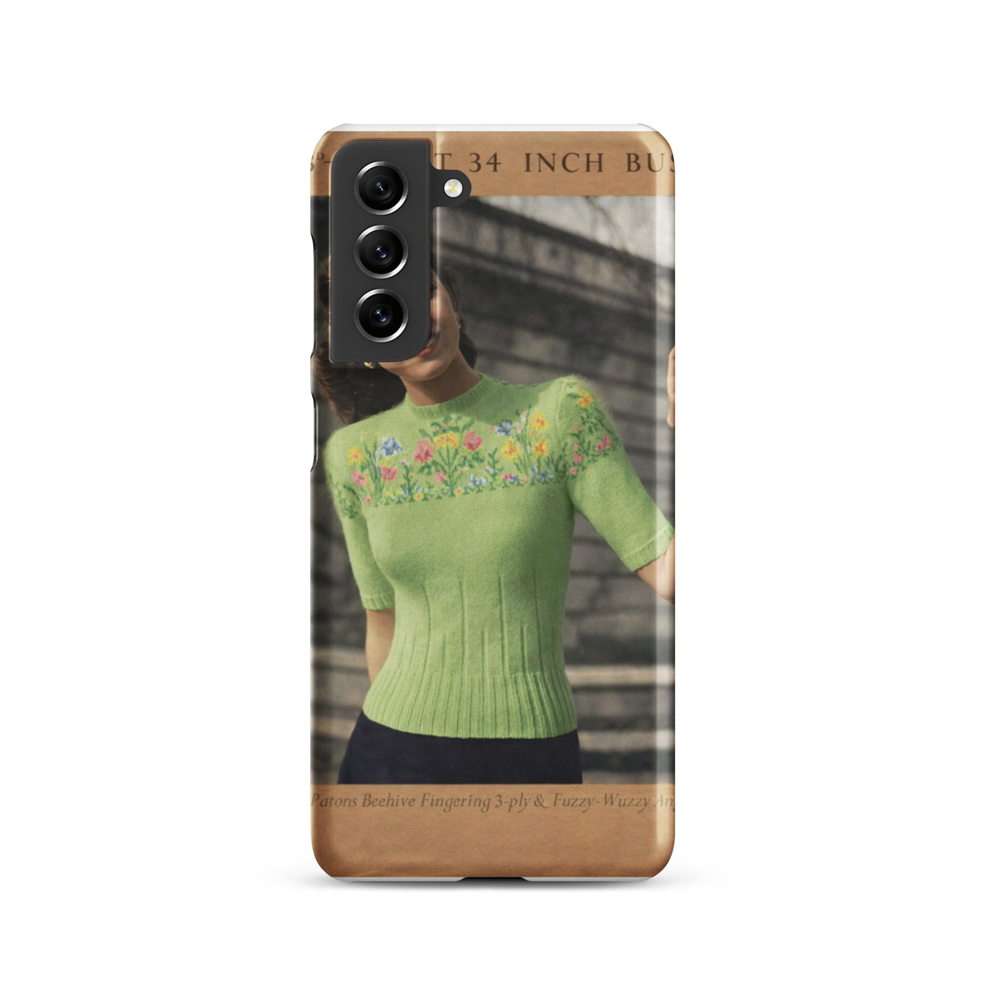 Easter Flower Fair Isle Sweater for Samsung® - Sitting Pretty Knits