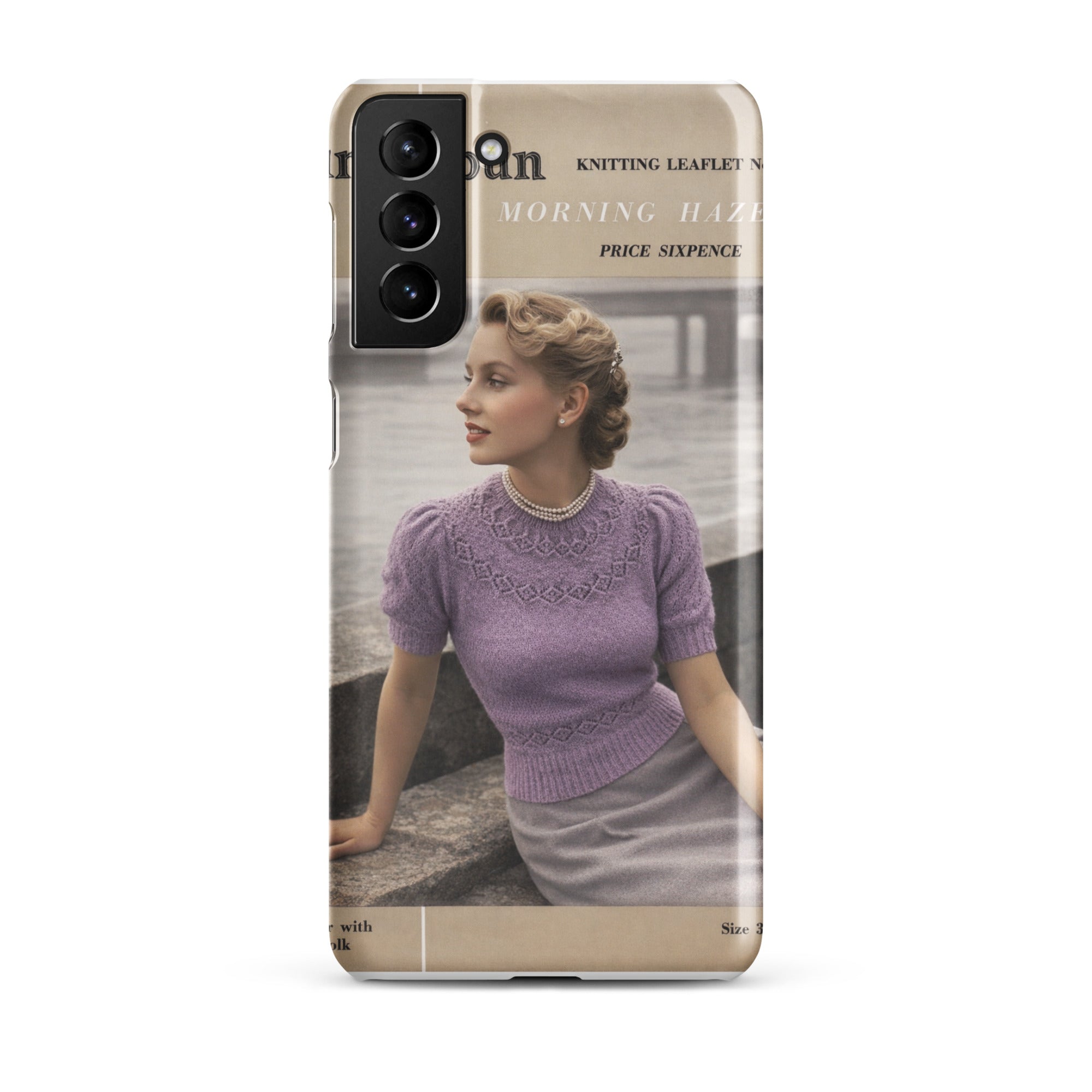 Vintage Ranunculus Phone Case for Samsung® - Sitting Pretty Knits