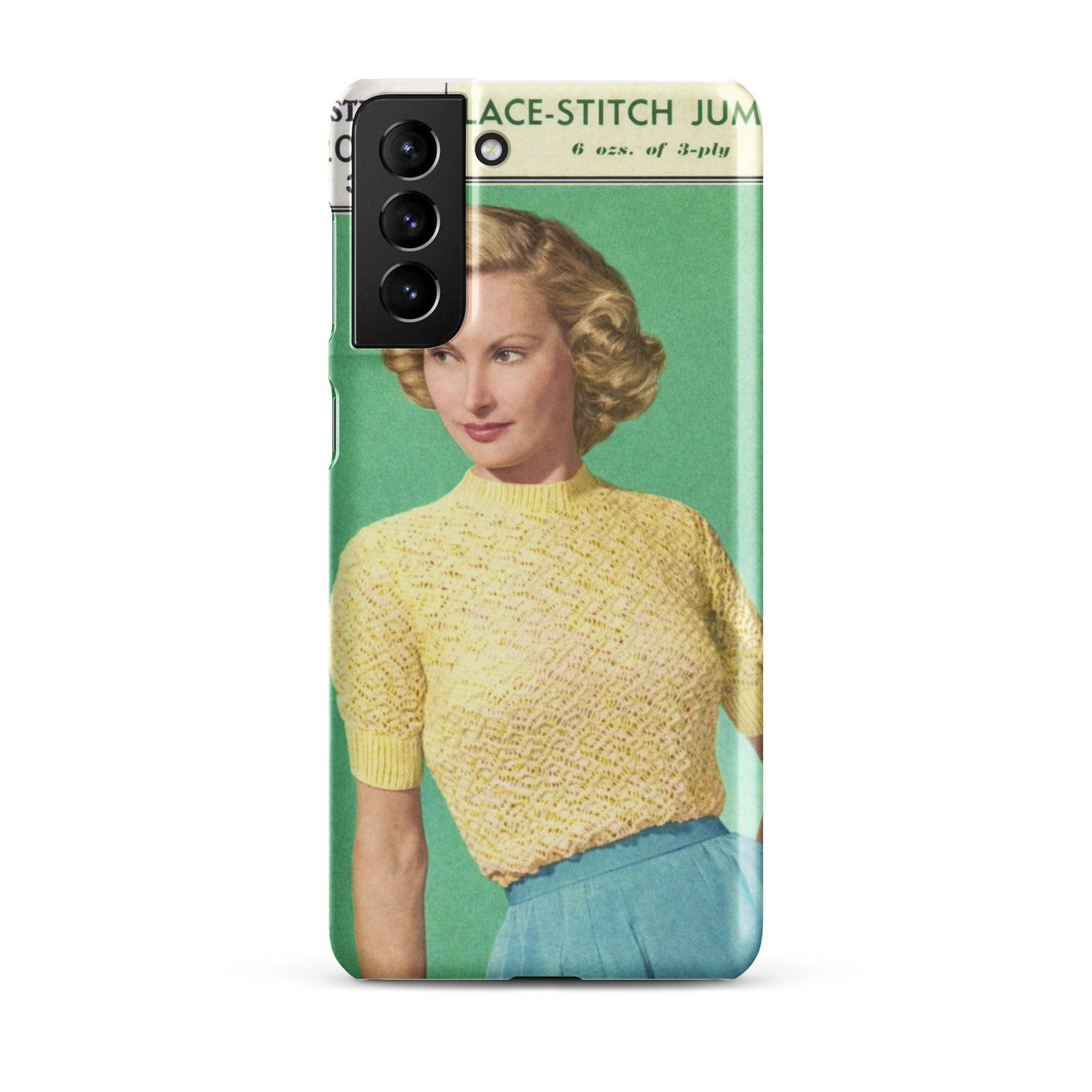 Lace Stitch Jumper Phone Case for Samsung® - Sitting Pretty Knits