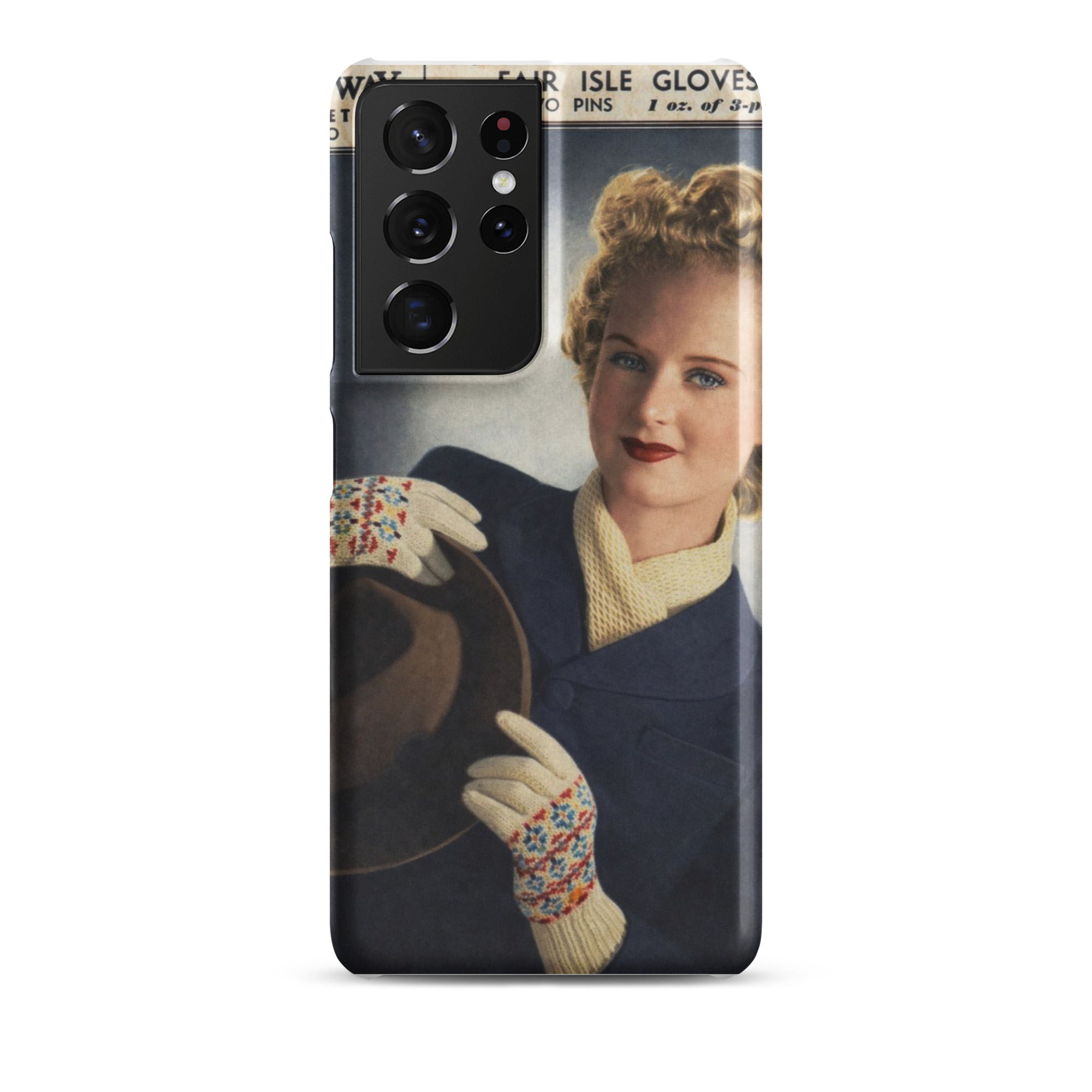 Fair Isle Gloves Phone Case for Samsung® - Sitting Pretty Knits
