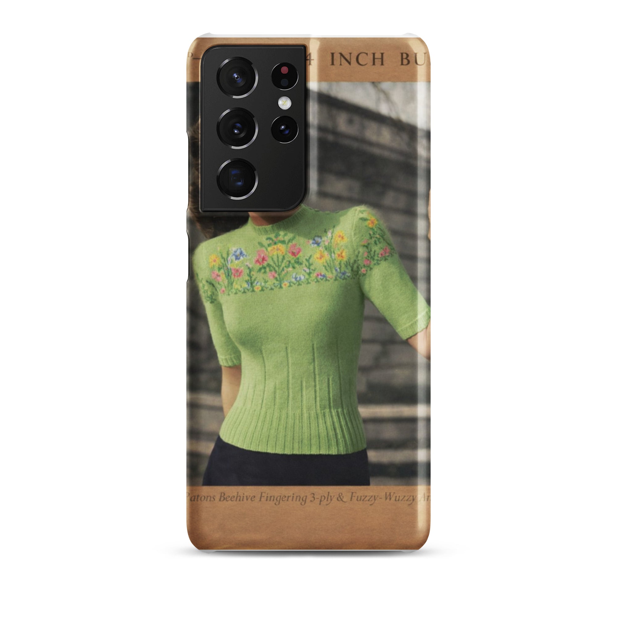 Easter Flower Fair Isle Sweater for Samsung® - Sitting Pretty Knits