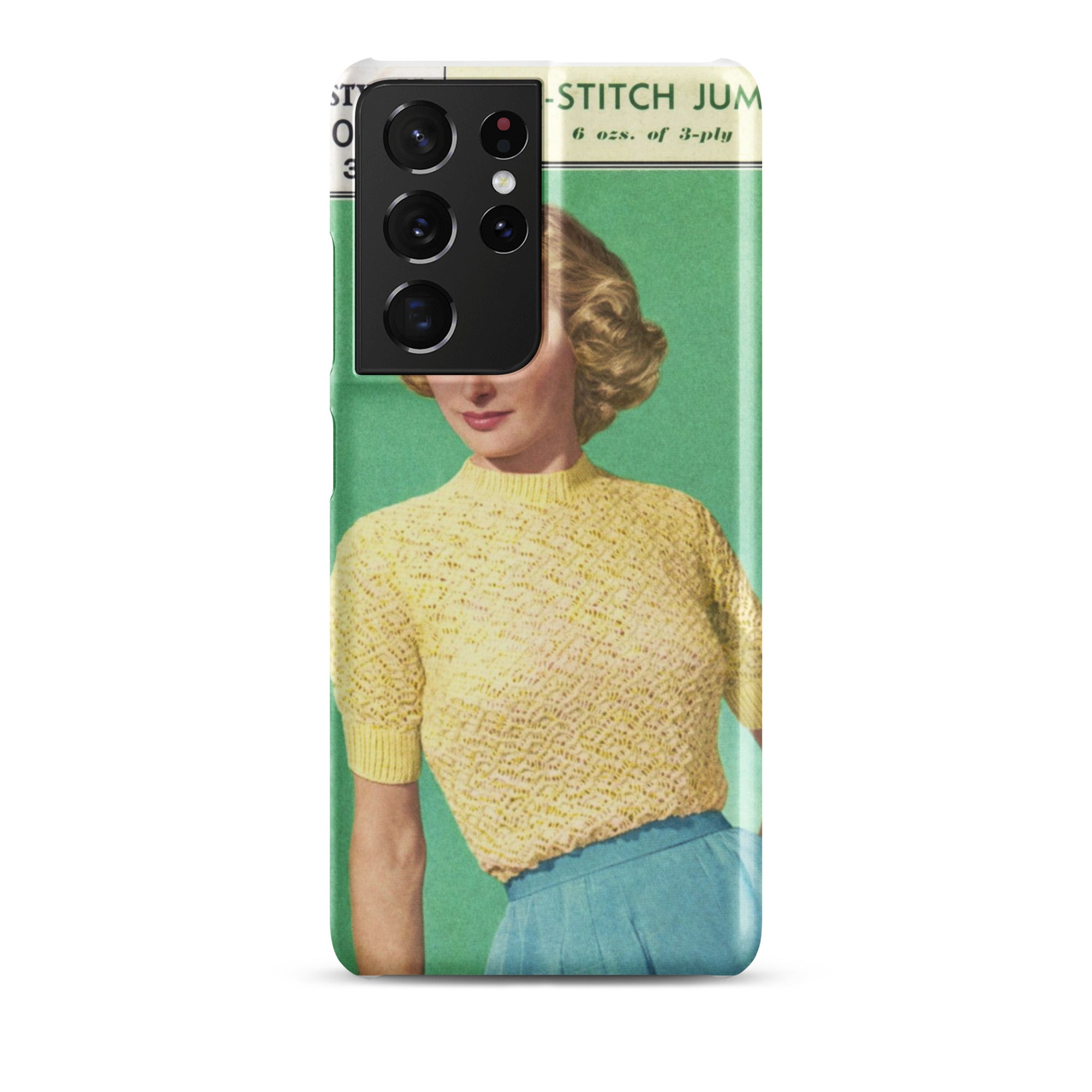 Lace Stitch Jumper Phone Case for Samsung® - Sitting Pretty Knits