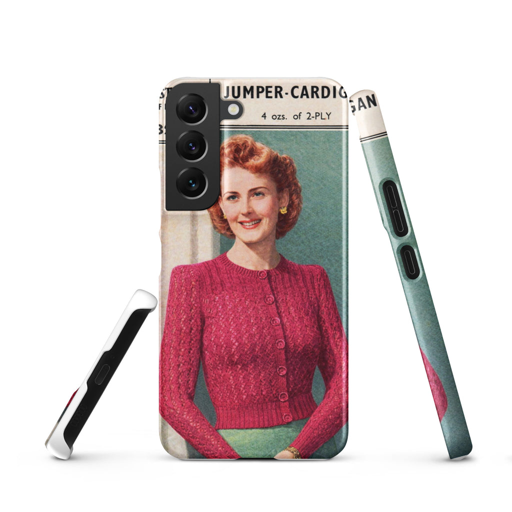 Lacy Cardigan Phone Case Samsung® - Sitting Pretty Knits