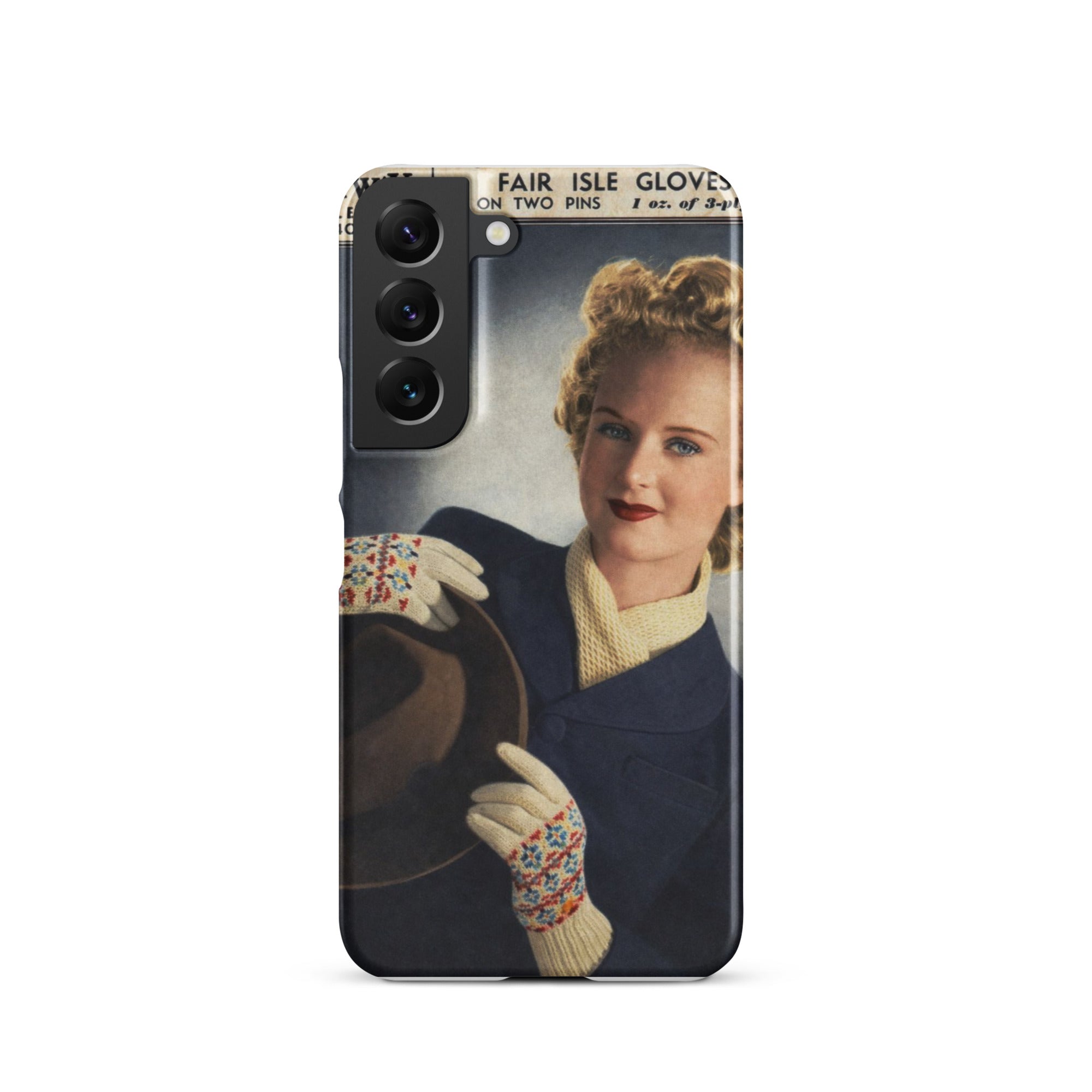 Fair Isle Gloves Phone Case for Samsung® - Sitting Pretty Knits