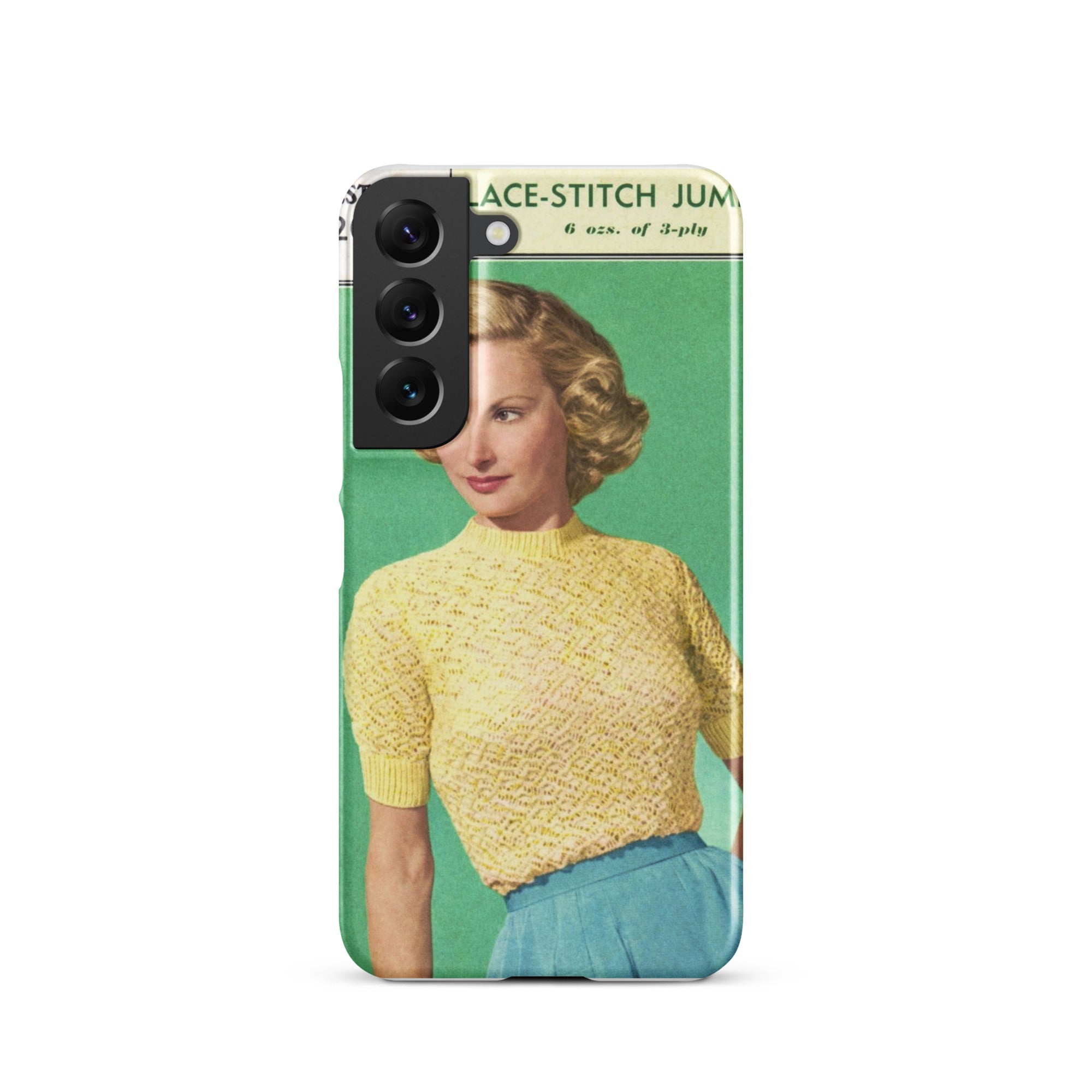 Lace Stitch Jumper Phone Case for Samsung® - Sitting Pretty Knits