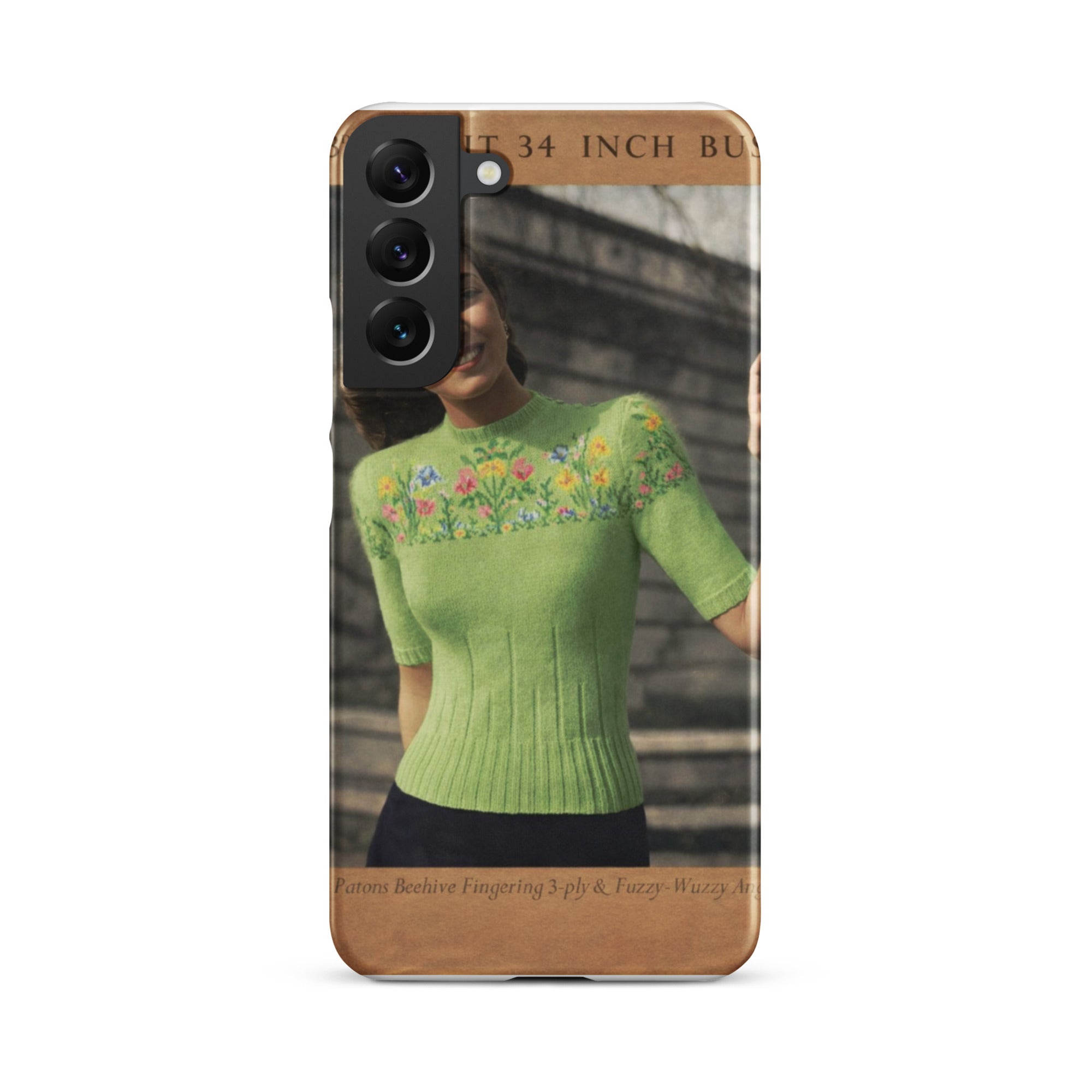 Easter Flower Fair Isle Sweater for Samsung® - Sitting Pretty Knits