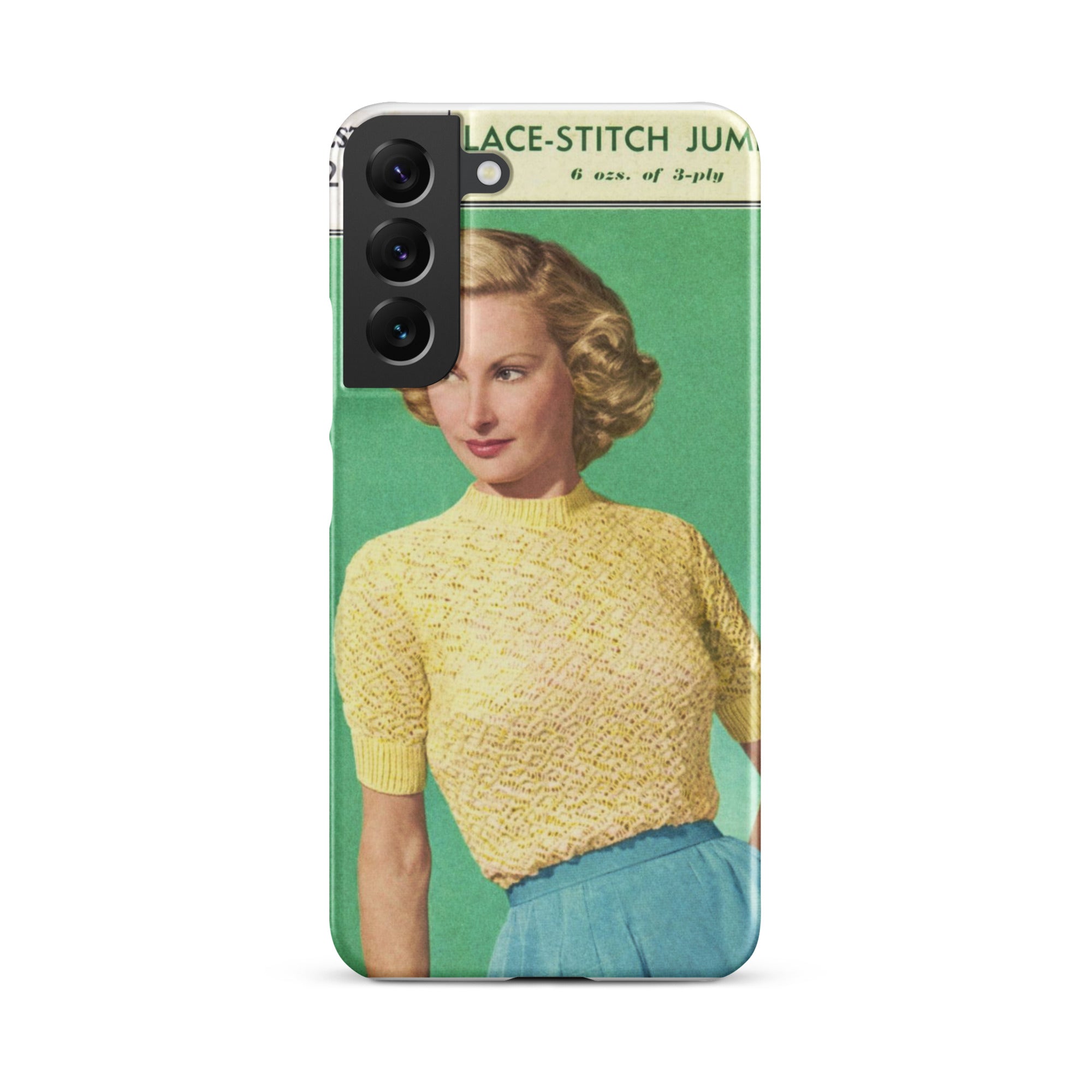 Lace Stitch Jumper Phone Case for Samsung® - Sitting Pretty Knits
