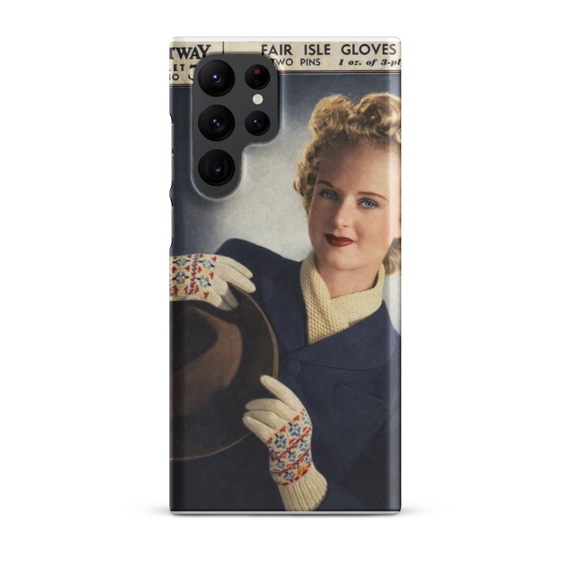 Fair Isle Gloves Phone Case for Samsung® - Sitting Pretty Knits