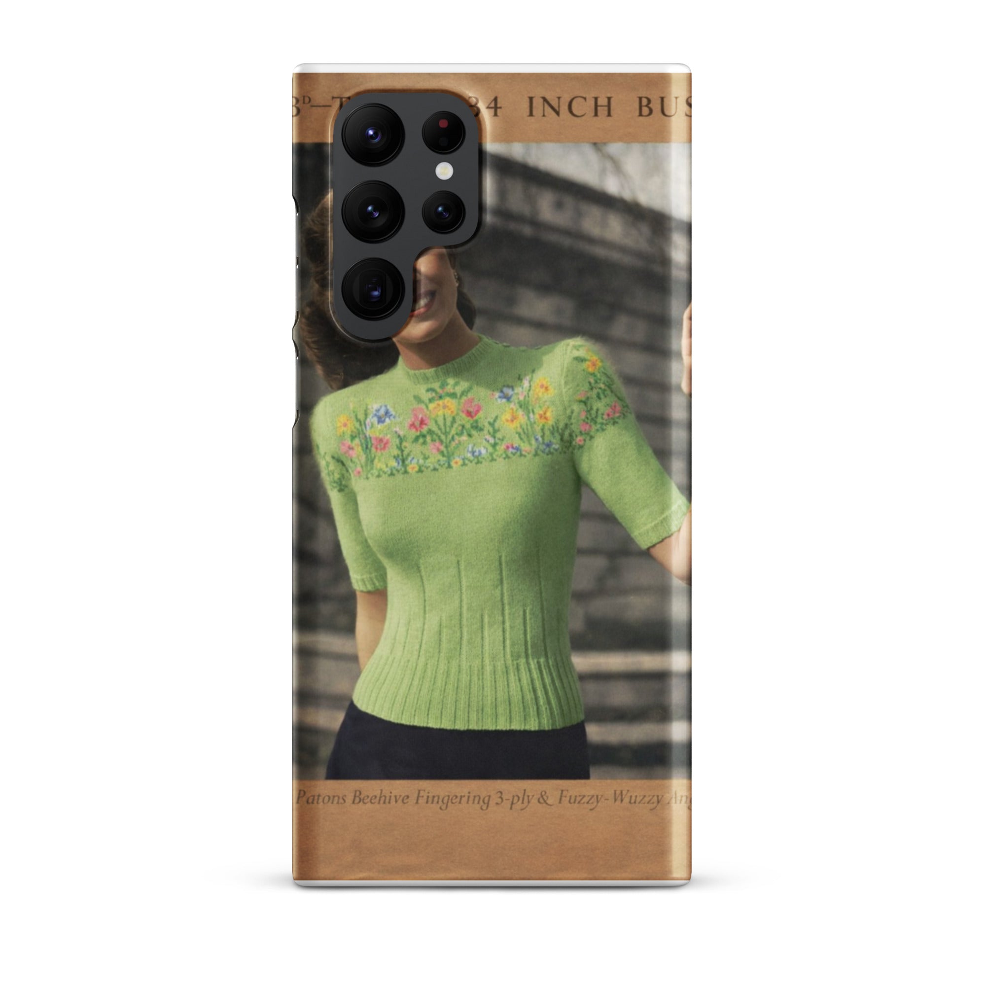 Easter Flower Fair Isle Sweater for Samsung® - Sitting Pretty Knits