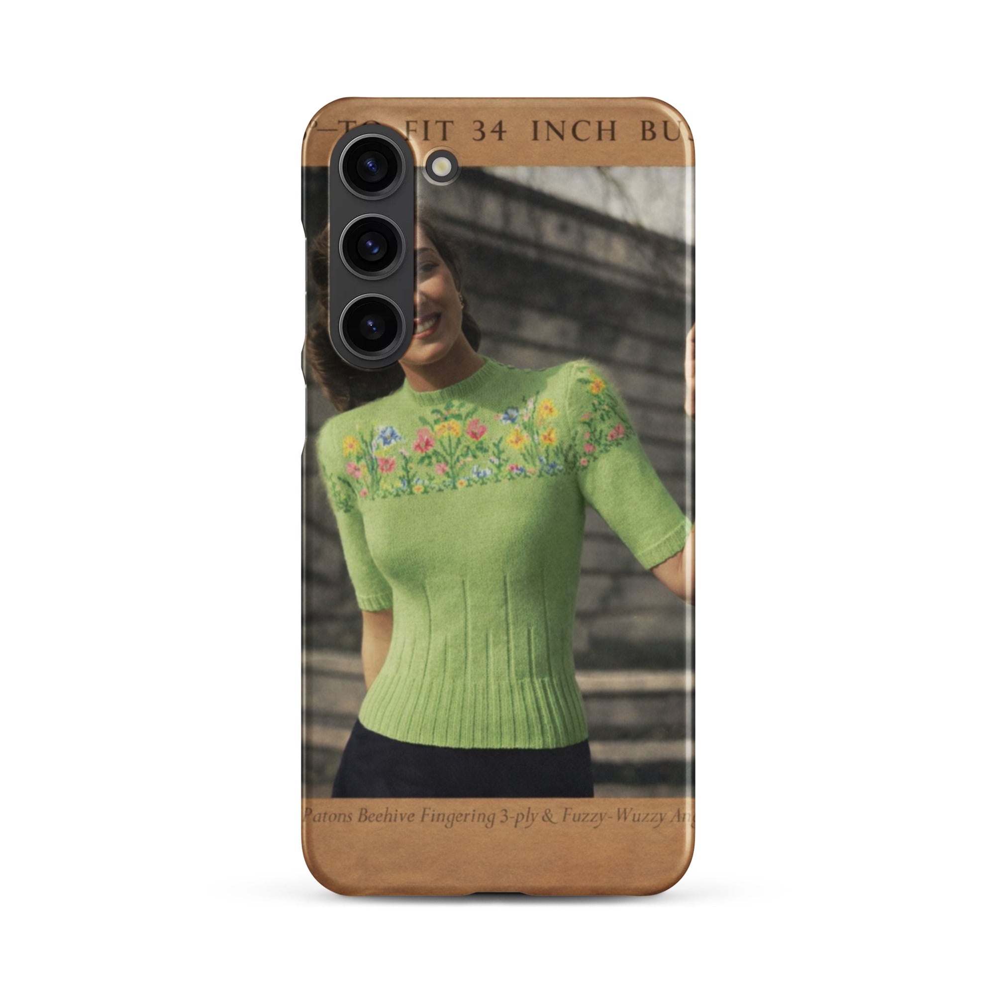 Easter Flower Fair Isle Sweater for Samsung® - Sitting Pretty Knits