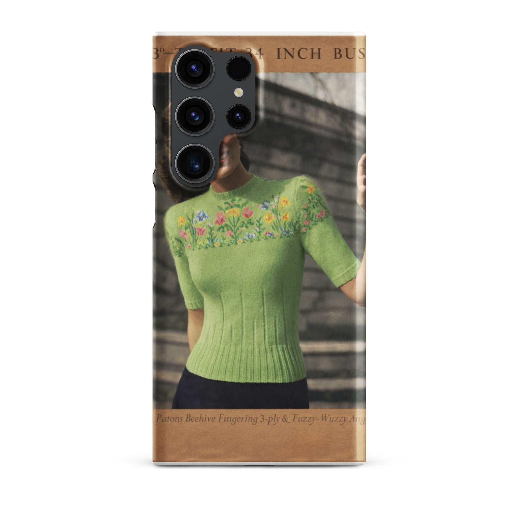 Easter Flower Fair Isle Sweater for Samsung® - Sitting Pretty Knits