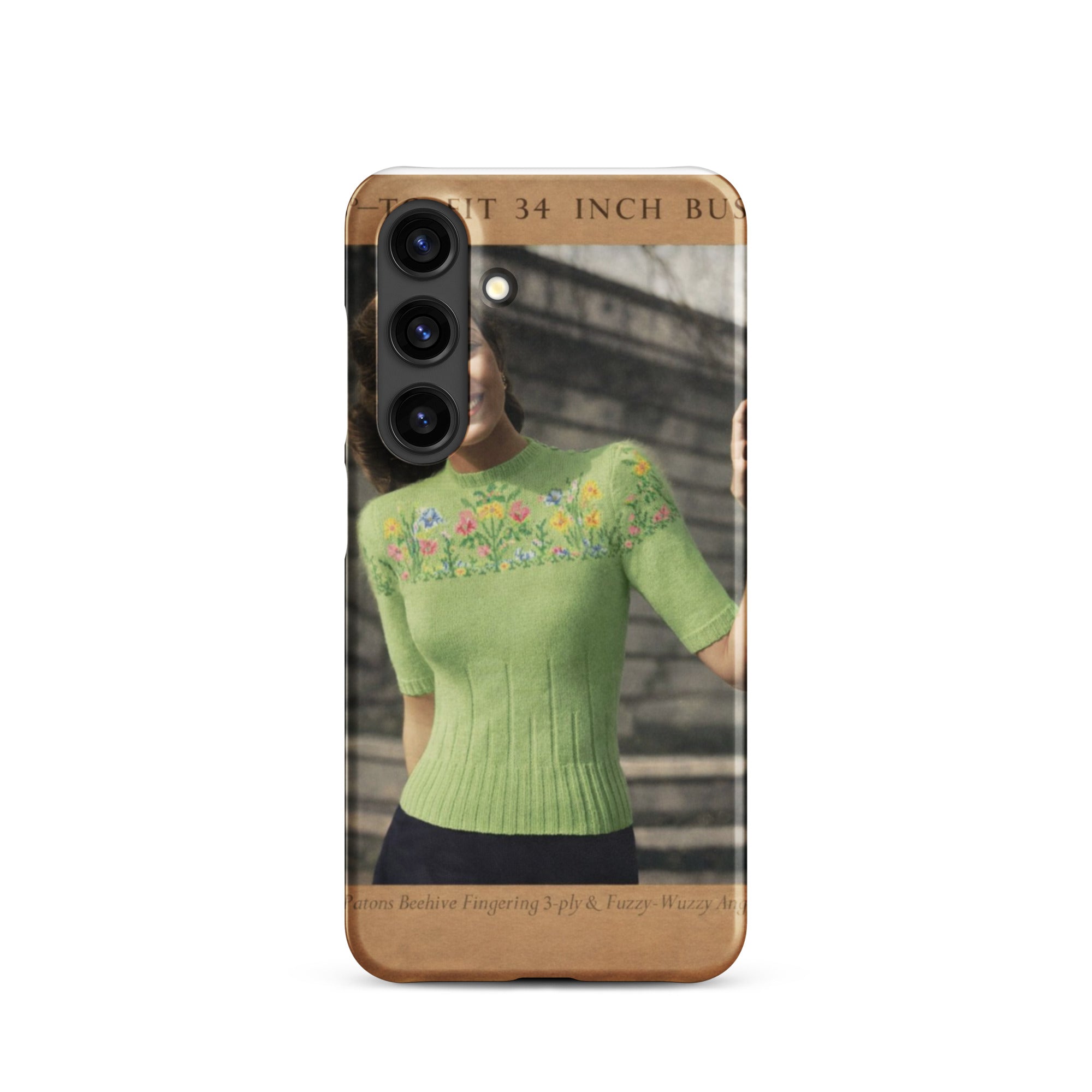 Easter Flower Fair Isle Sweater for Samsung® - Sitting Pretty Knits