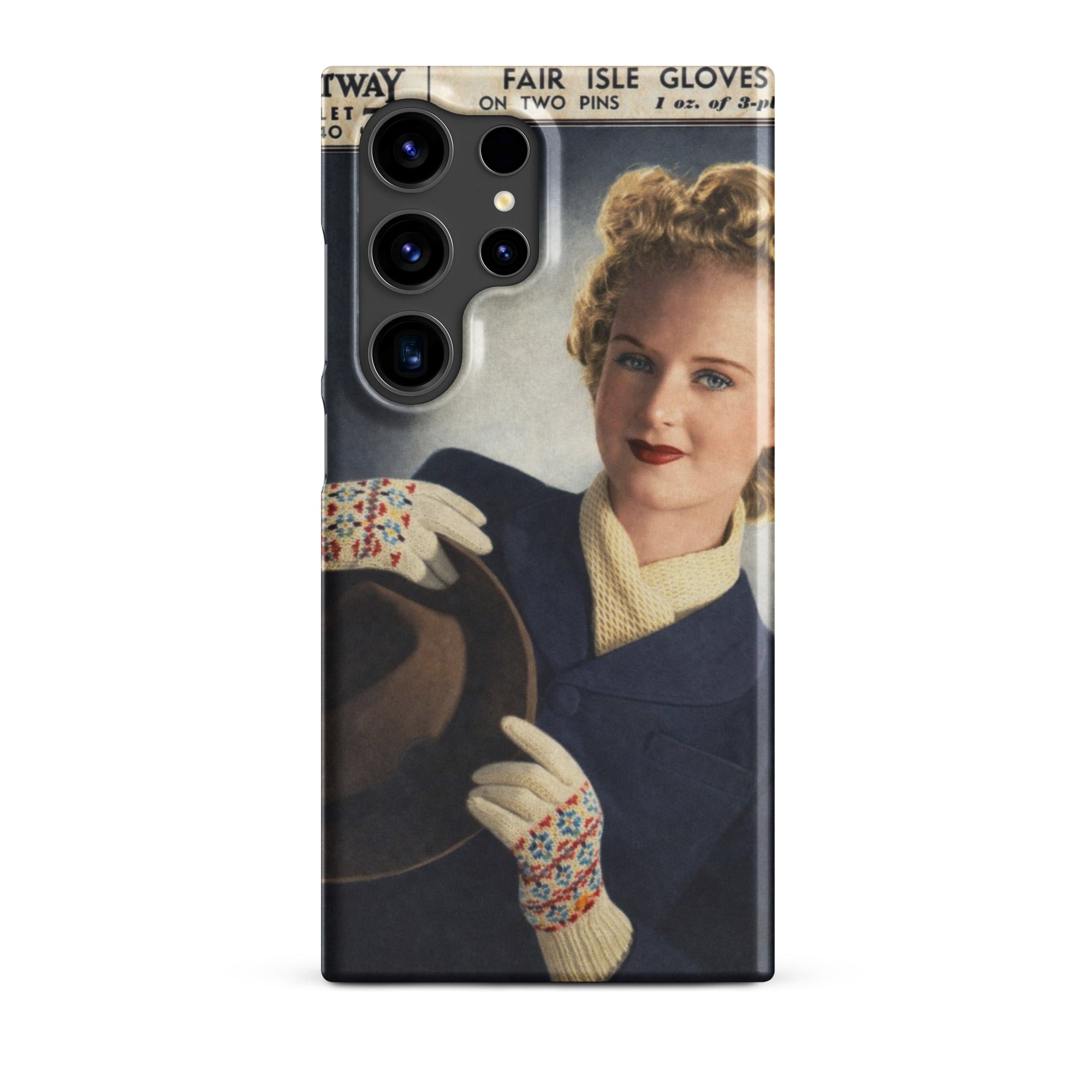 Fair Isle Gloves Phone Case for Samsung® - Sitting Pretty Knits