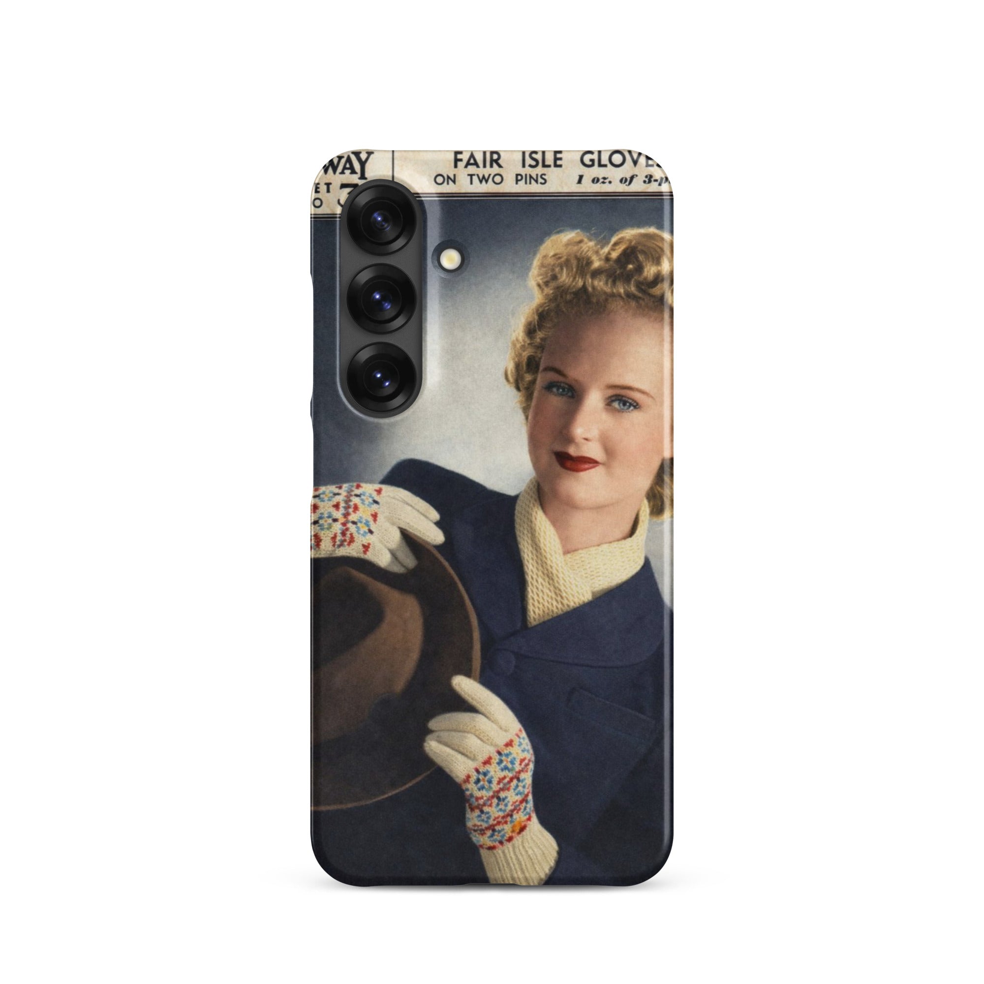 Fair Isle Gloves Phone Case for Samsung® - Sitting Pretty Knits