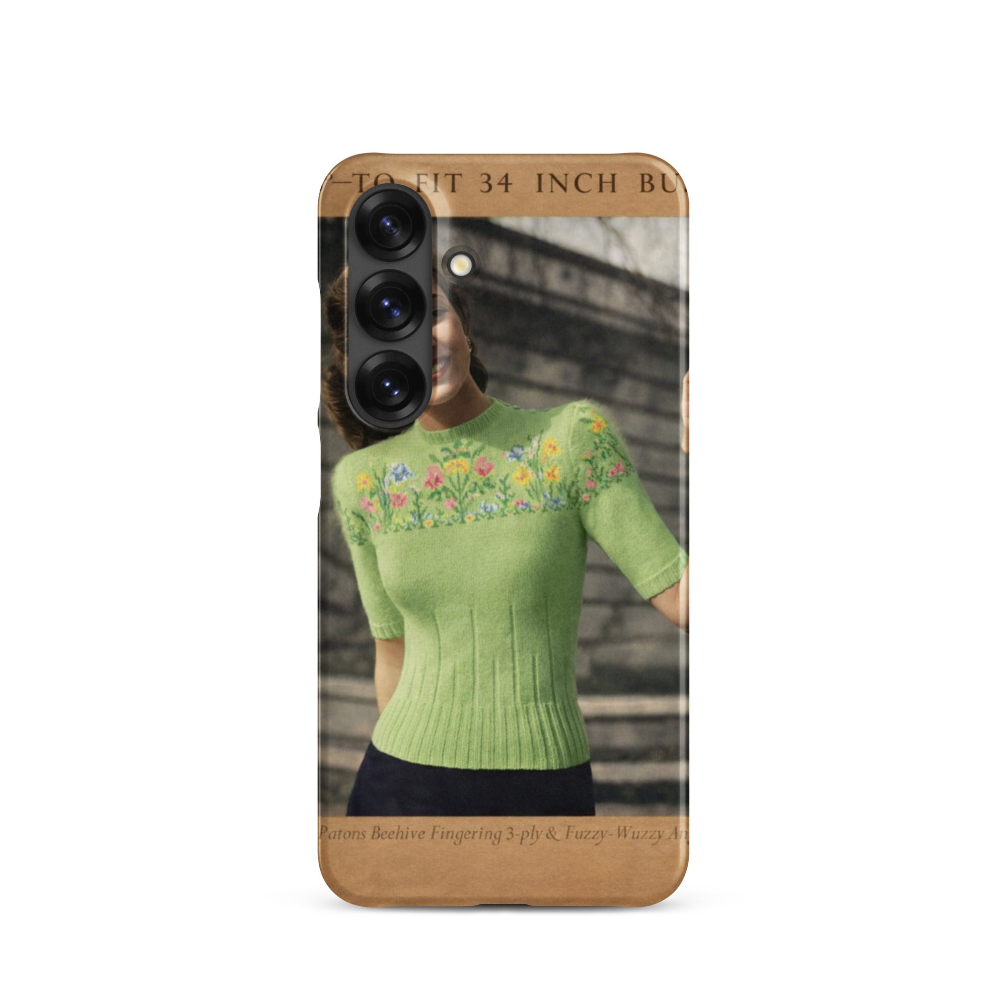 Easter Flower Fair Isle Sweater for Samsung® - Sitting Pretty Knits